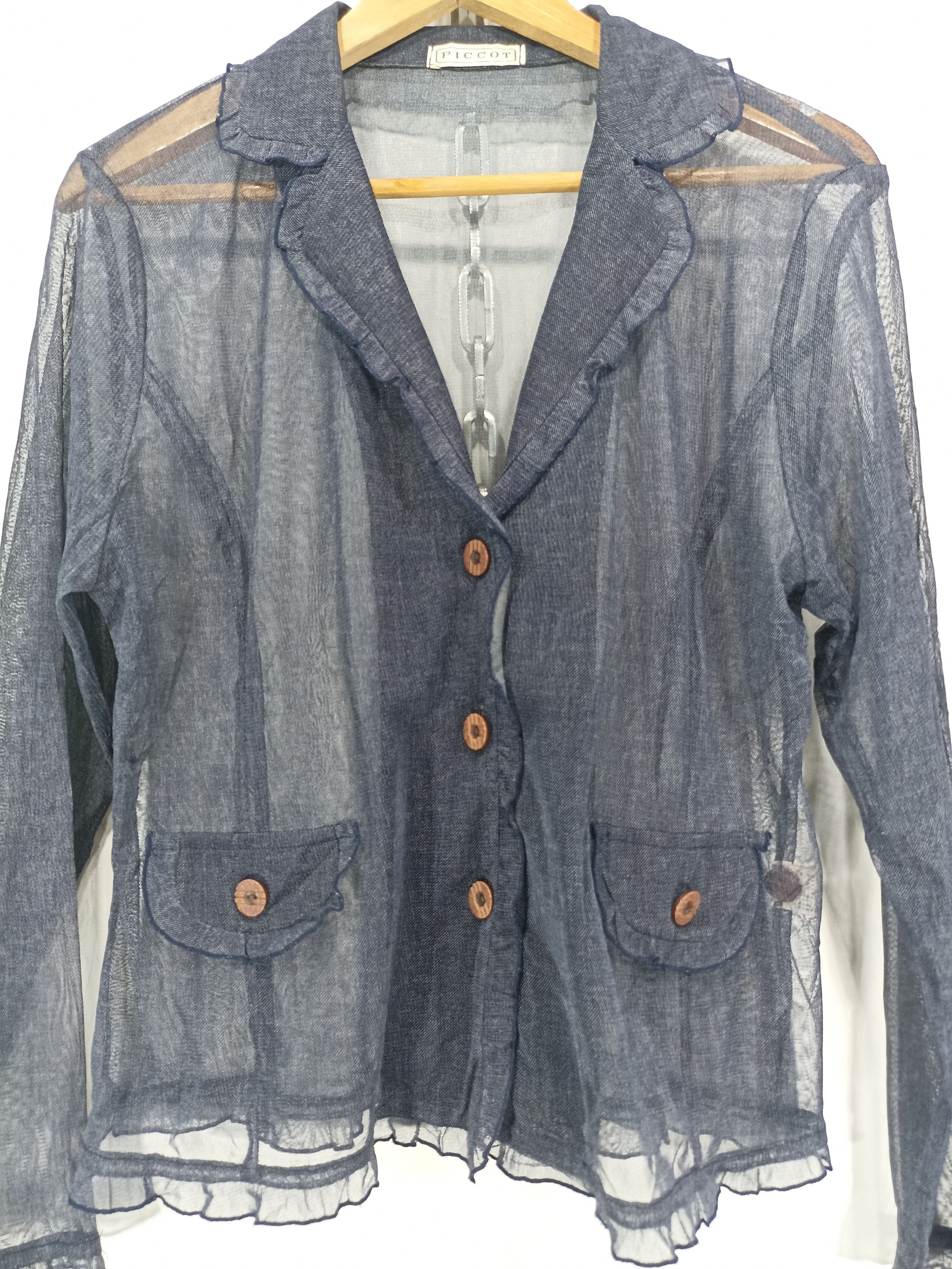 Japanese Brand × Vintage Vintage Piccot Mesh Avantgader Jacket Size US S / EU 44-46 / 1 - 2 Thumbnail