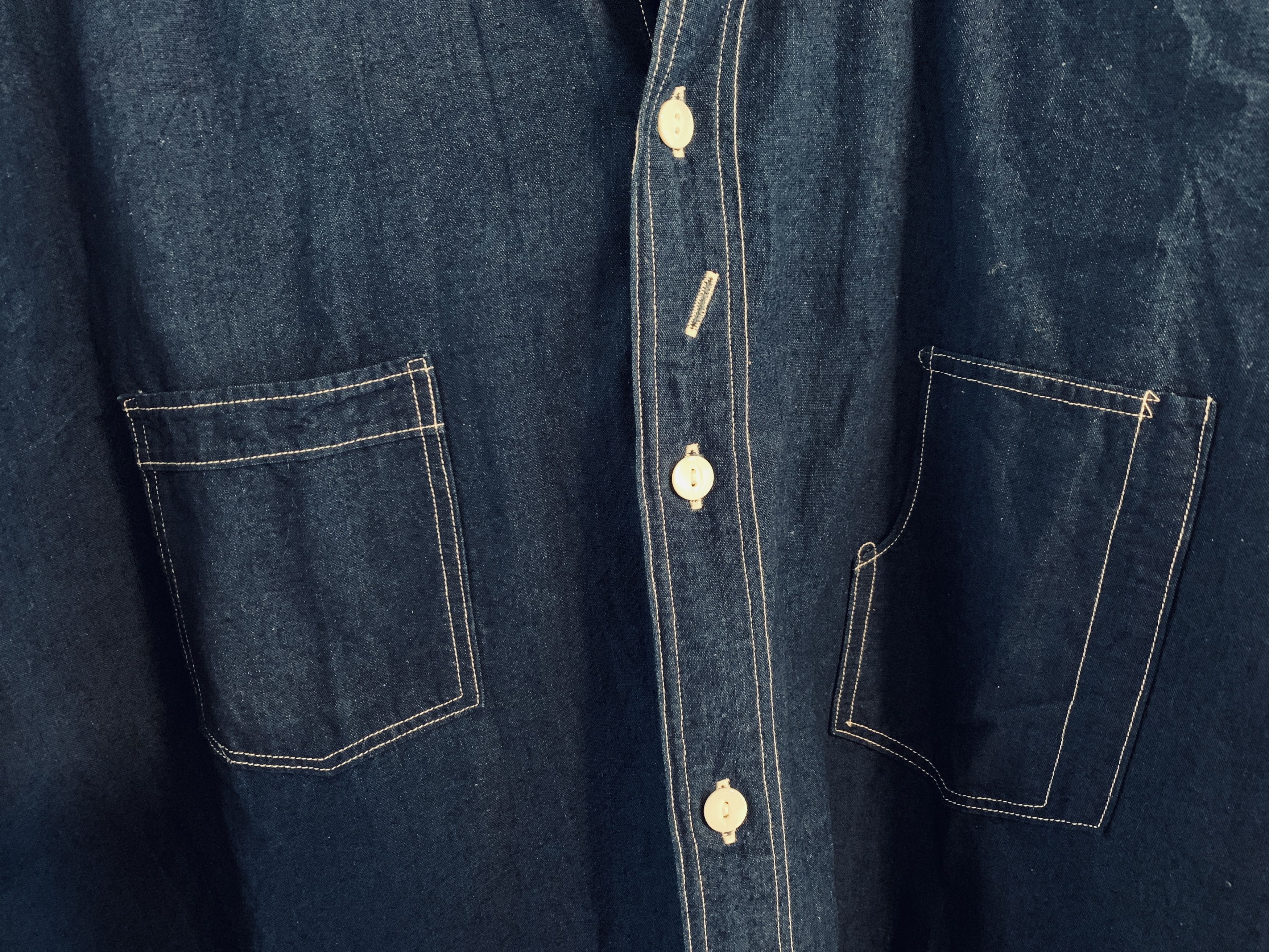 Warehouse Warehouse Indigo Engineer Shirt Size US L / EU 52-54 / 3 - 2 Thumbnail