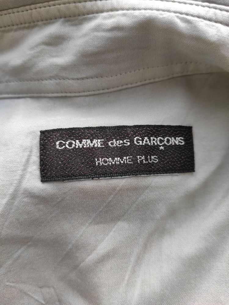 Comme des Garcons Homme Plus CDGH+ Amazing graphite shirt with super big front pockets Size US M / EU 48-50 / 2 - 5 Thumbnail