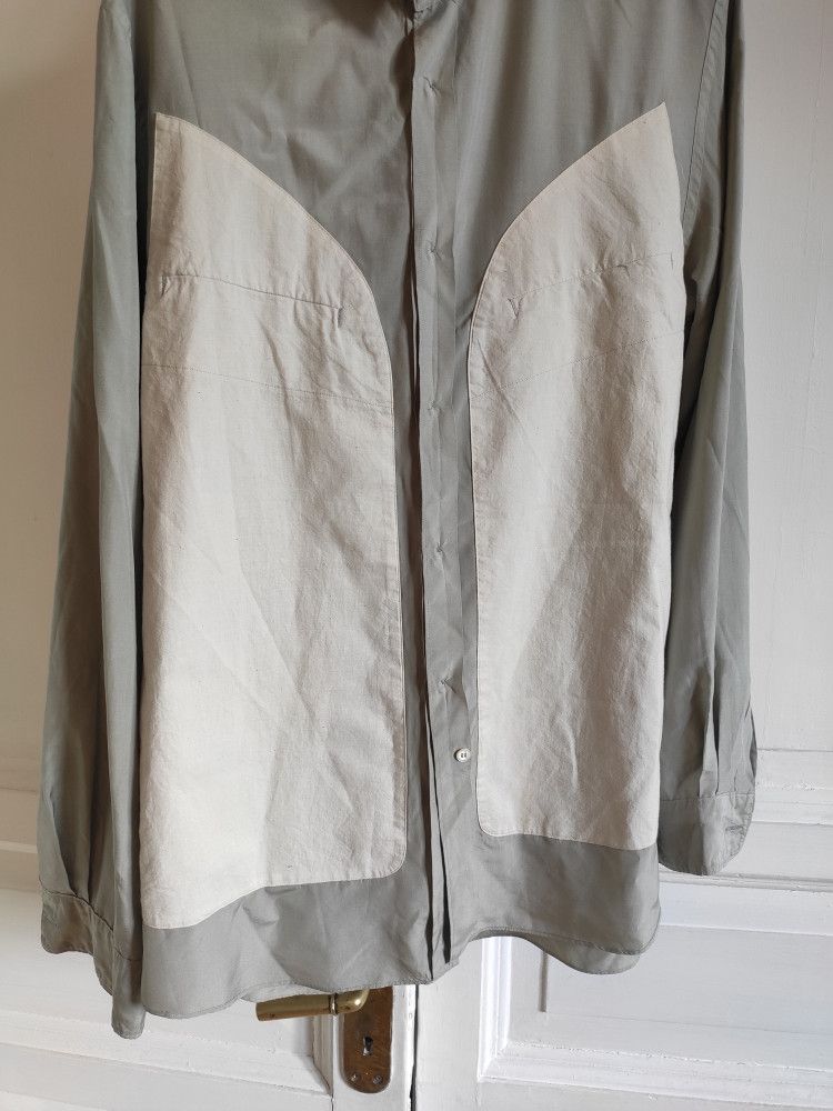 Comme des Garcons Homme Plus CDGH+ Amazing graphite shirt with super big front pockets Size US M / EU 48-50 / 2 - 4 Thumbnail