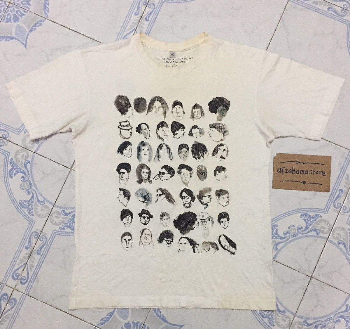 Mirror Printed People I Saw on 4th November Tshirt