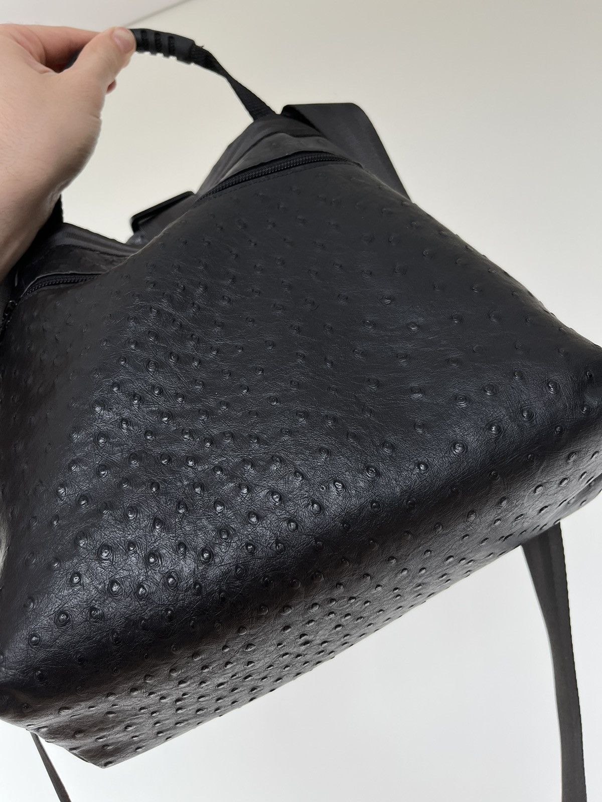 The Recycled Planet Avant Garde "Ostrich Leather" TwoWay y2k gorpcore Bag Orange Size ONE SIZE - 20 Thumbnail