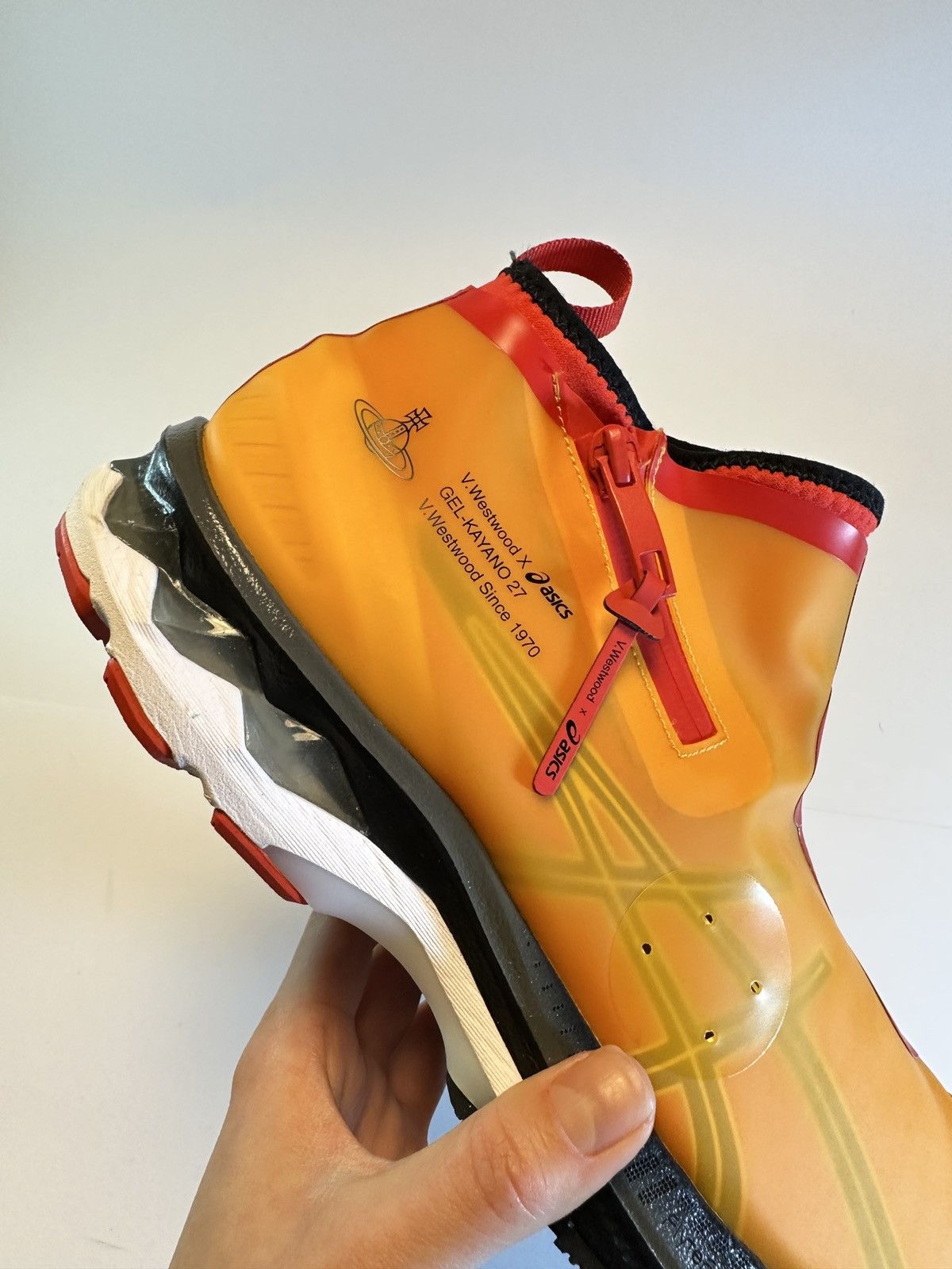 Asics × Vivienne Westwood Gel Kayano 27 LTX Citrus Black Size US 10.5 / EU 43-44 - 11 Thumbnail
