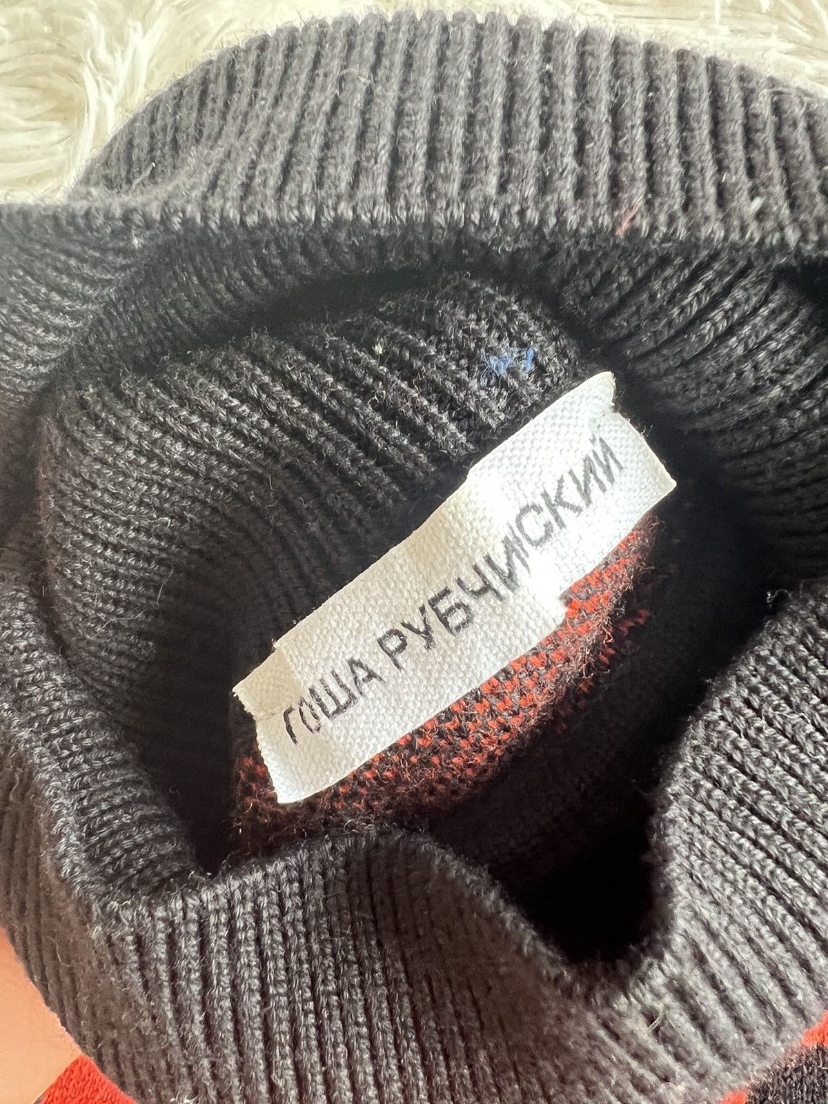 Gosha Rubchinskiy Gosha AW18 enemy wool knit turtleneck Size US M / EU 48-50 / 2 - 3 Thumbnail
