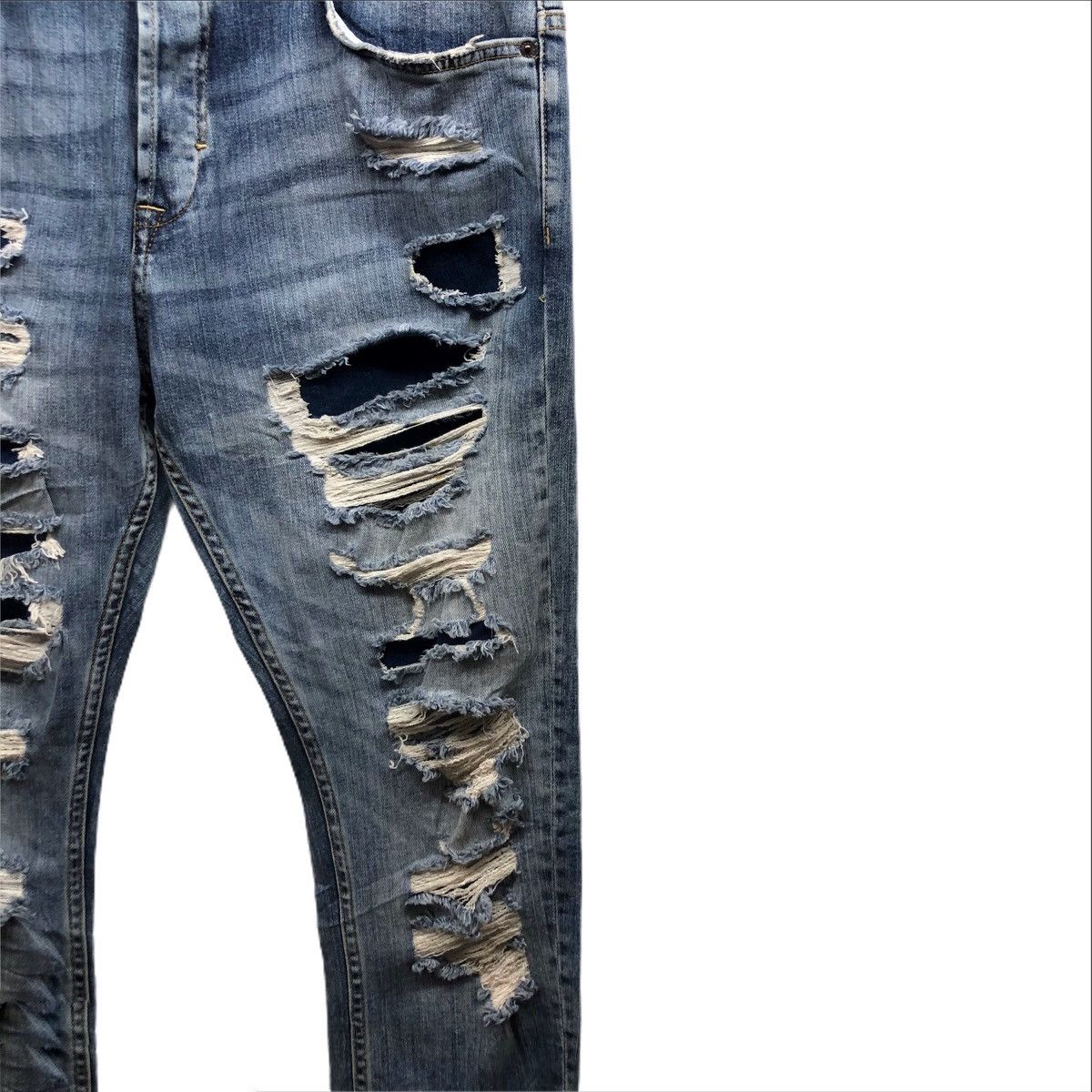 Zara Zara Man Denim Distressed Jeans Trousers Pants Size US 34 / EU 50 - 4 Thumbnail