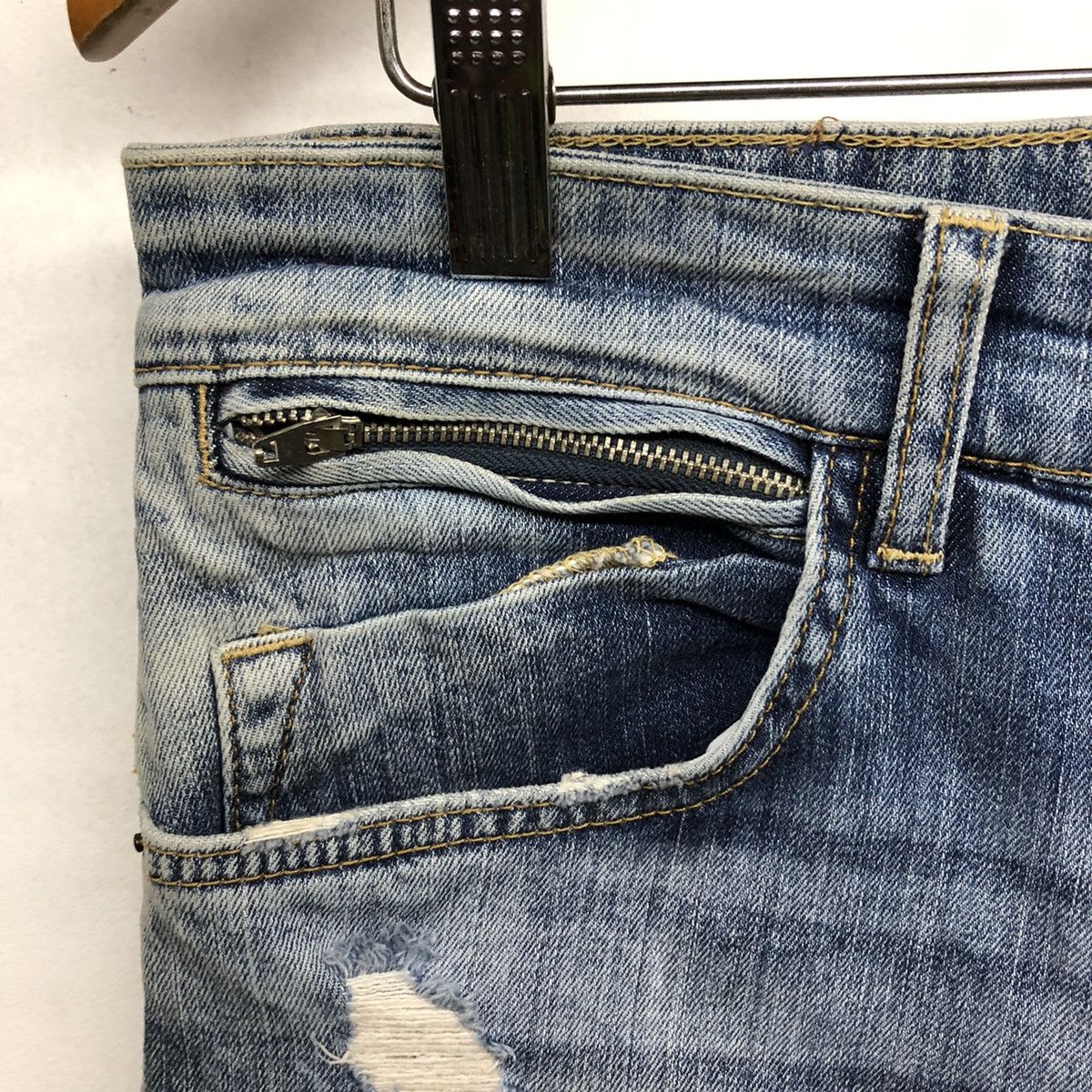 Zara Zara Man Denim Distressed Jeans Trousers Pants Size US 34 / EU 50 - 11 Thumbnail