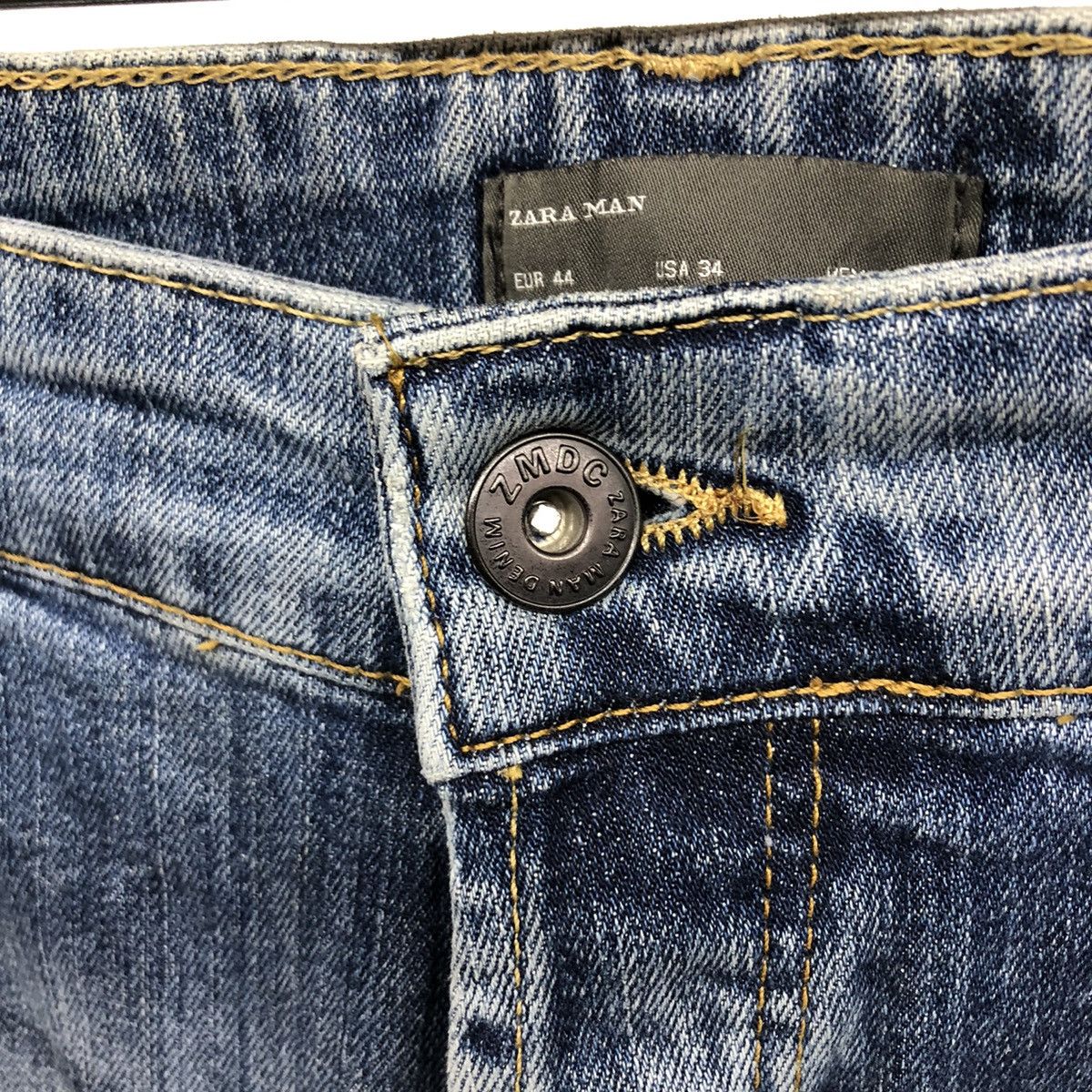Zara Zara Man Denim Distressed Jeans Trousers Pants Size US 34 / EU 50 - 10 Thumbnail