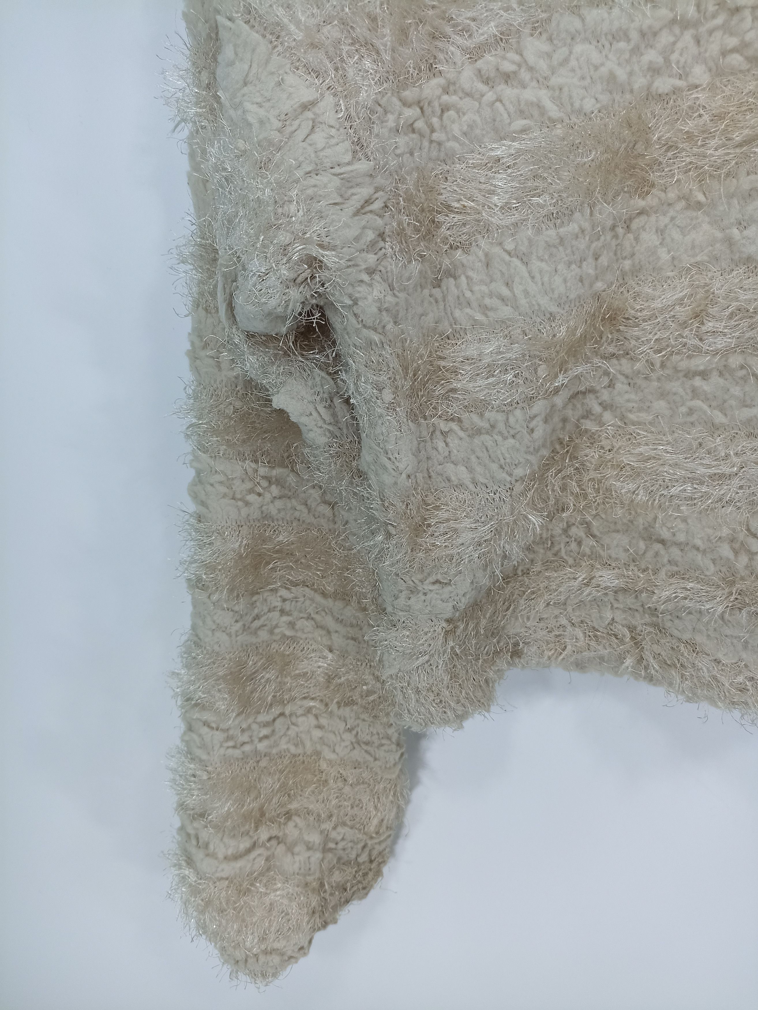 Japanese Brand Ingni pile fleece Cropped Women Croptop Sweatshirts Size US M / EU 48-50 / 2 - 3 Thumbnail