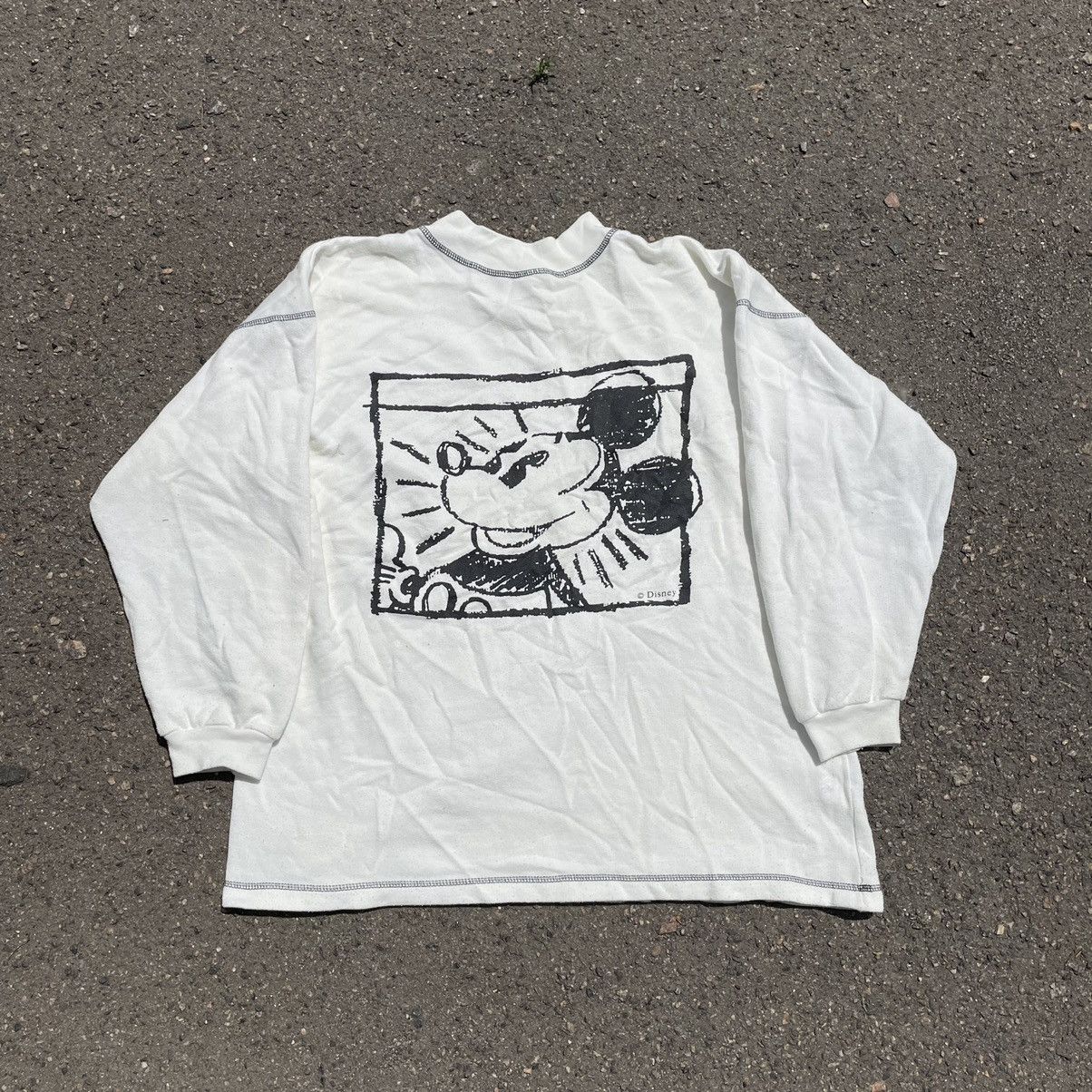Vintage Vintage 90s Mickey Mouse Graphic Tee Streetwear Skate Slim L Size US L / EU 52-54 / 3 - 1 Thumbnail