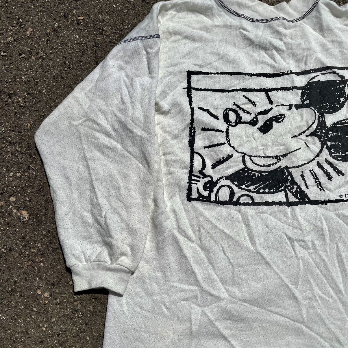 Vintage Vintage 90s Mickey Mouse Graphic Tee Streetwear Skate Slim L Size US L / EU 52-54 / 3 - 4 Thumbnail