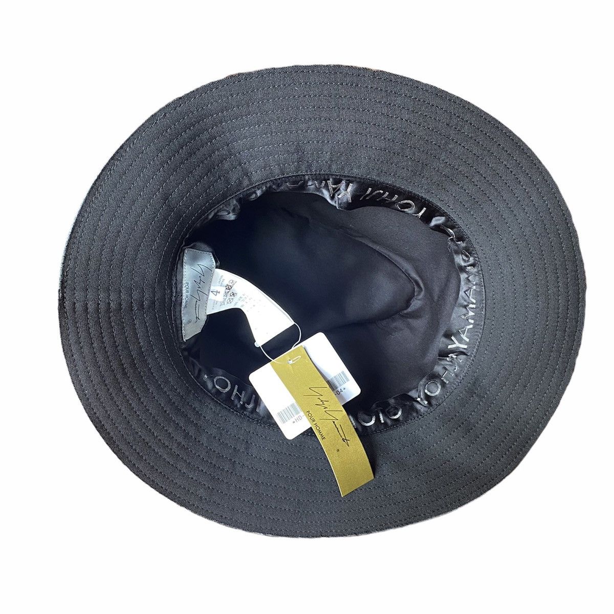 Yohji Yamamoto SS21 Runway Patch And Stitch Wool Gabardine Hat Size ONE SIZE - 5 Thumbnail