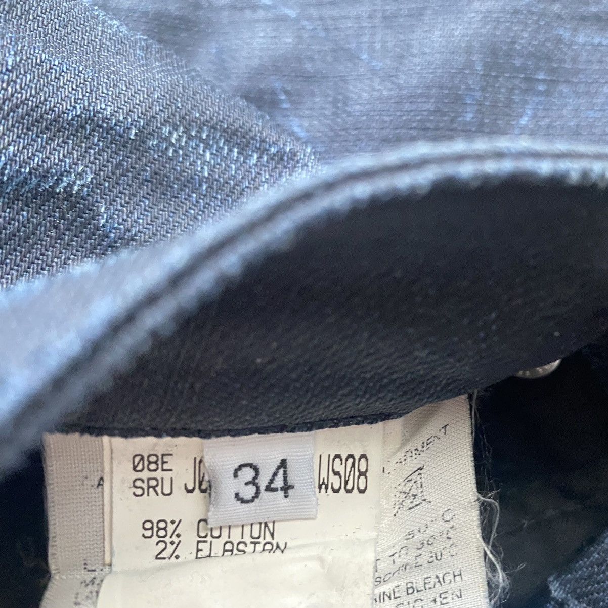 Raf by Raf Simons Raf By Raf Navy coated jeans Size US 34 / EU 50 - 4 Thumbnail