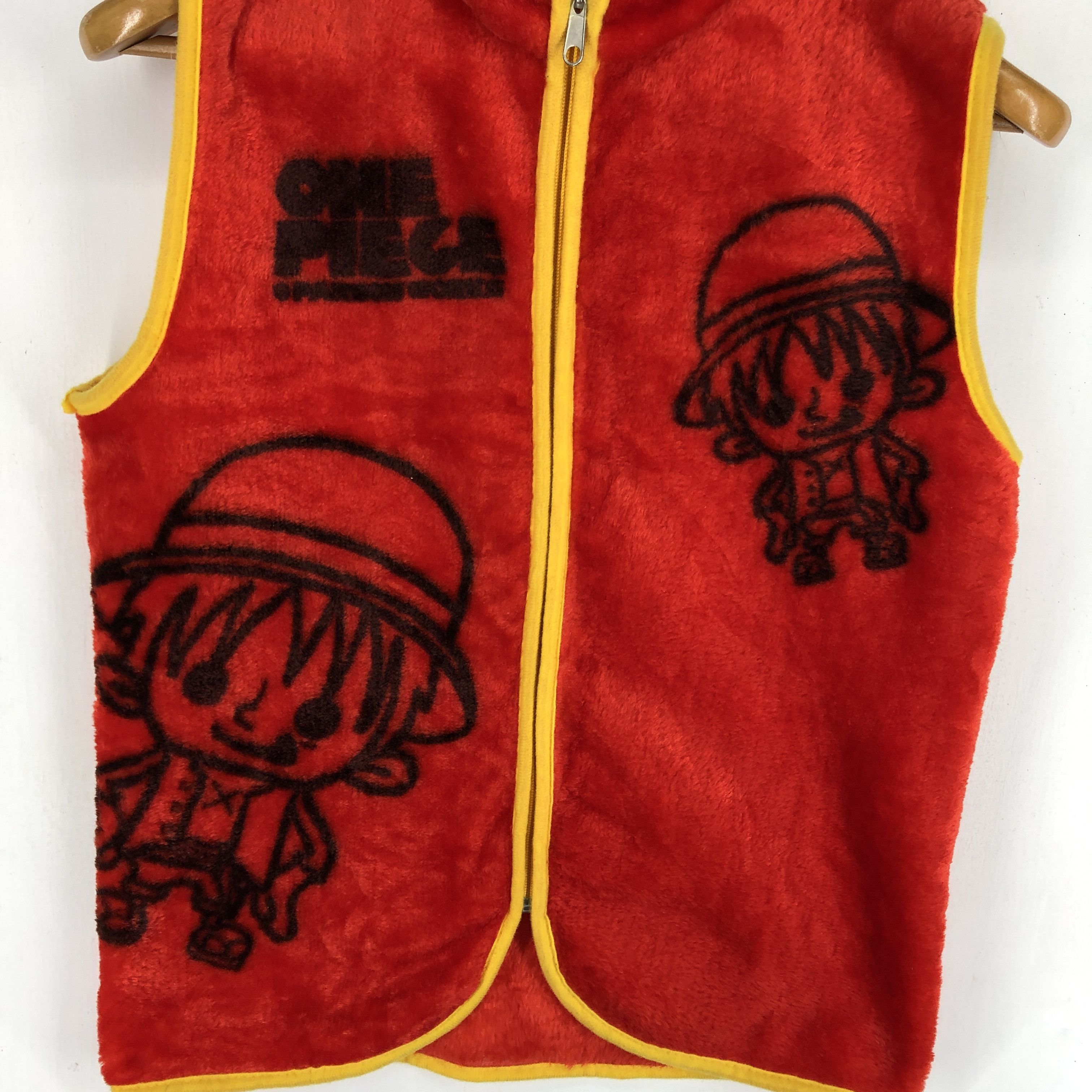 Anime ONE PIECE Monkey D Luffy Vest #2257-78 Size US S / EU 44-46 / 1 - 4 Thumbnail