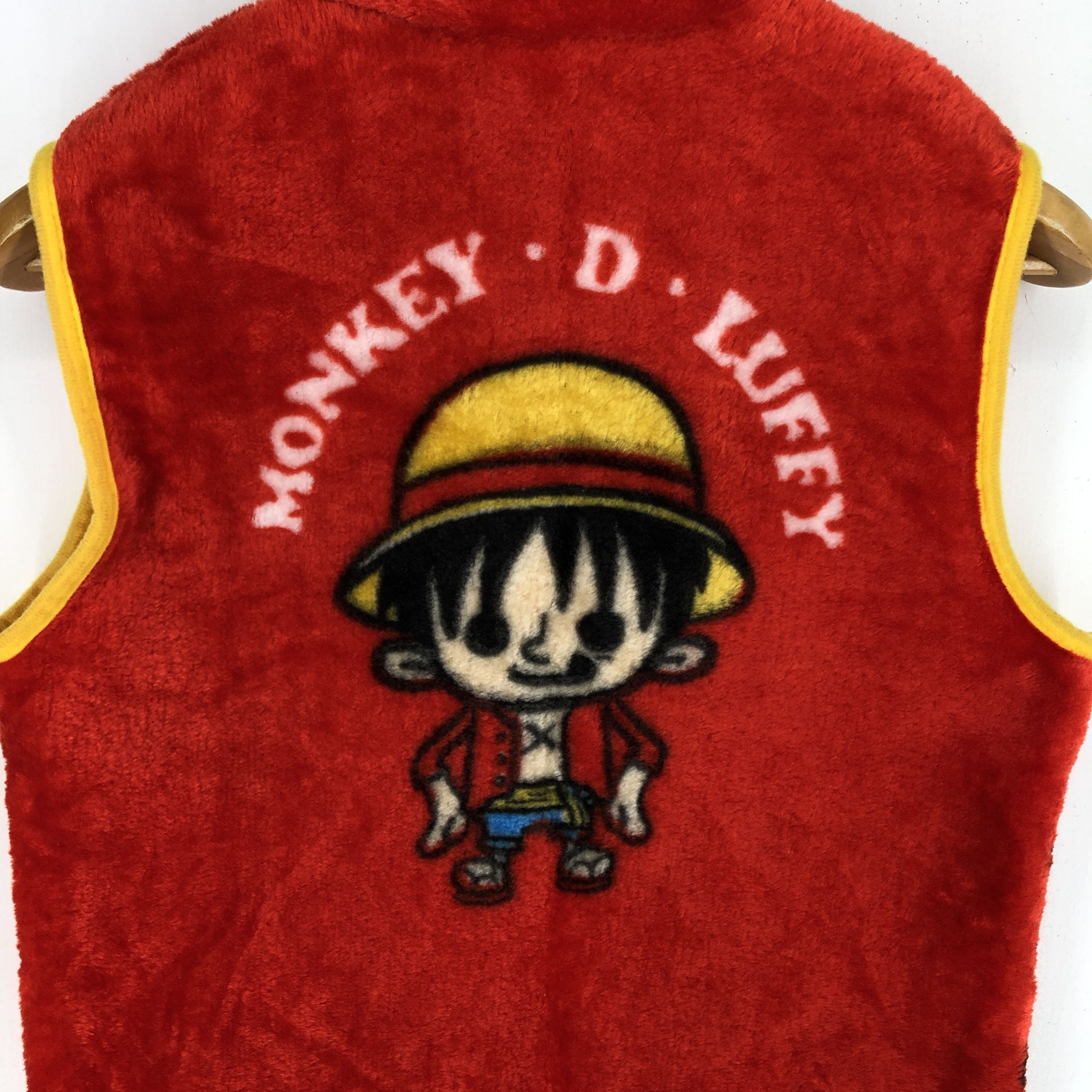 Anime ONE PIECE Monkey D Luffy Vest #2257-78 Size US S / EU 44-46 / 1 - 2 Thumbnail
