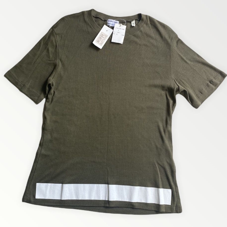 Helmut Lang Archive 1999 Mesh T Shirt With Resin Strip | Grailed