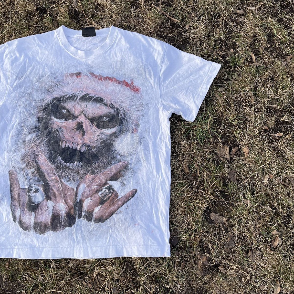 Vintage Vintage 90s Skull Graphic Tee Sun Faded Grunge Dark Baggy M Size US M / EU 48-50 / 2 - 3 Thumbnail