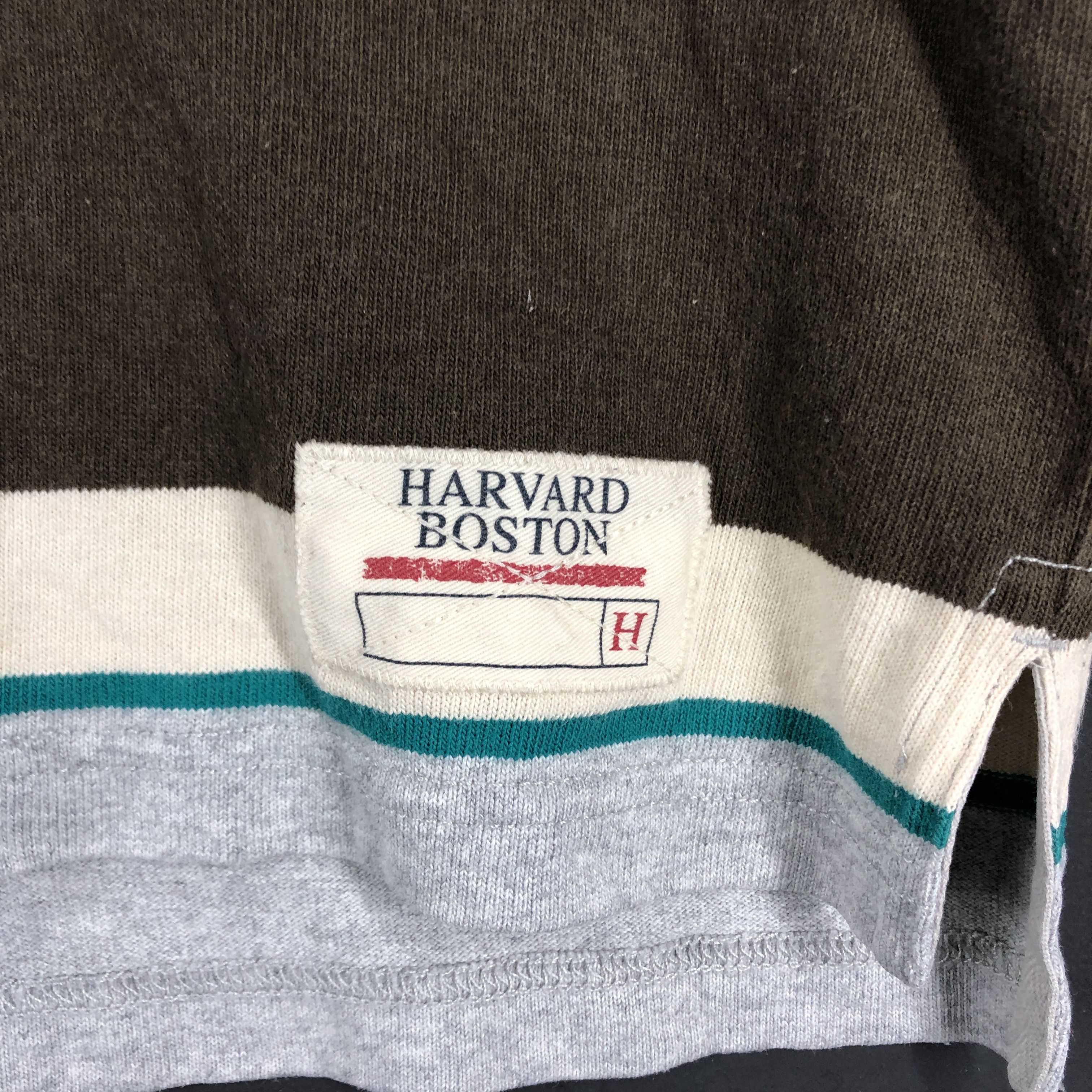 Other HARVARD BOSTON Stripe Polo Rugby #2116-72 Size US L / EU 52-54 / 3 - 3 Thumbnail