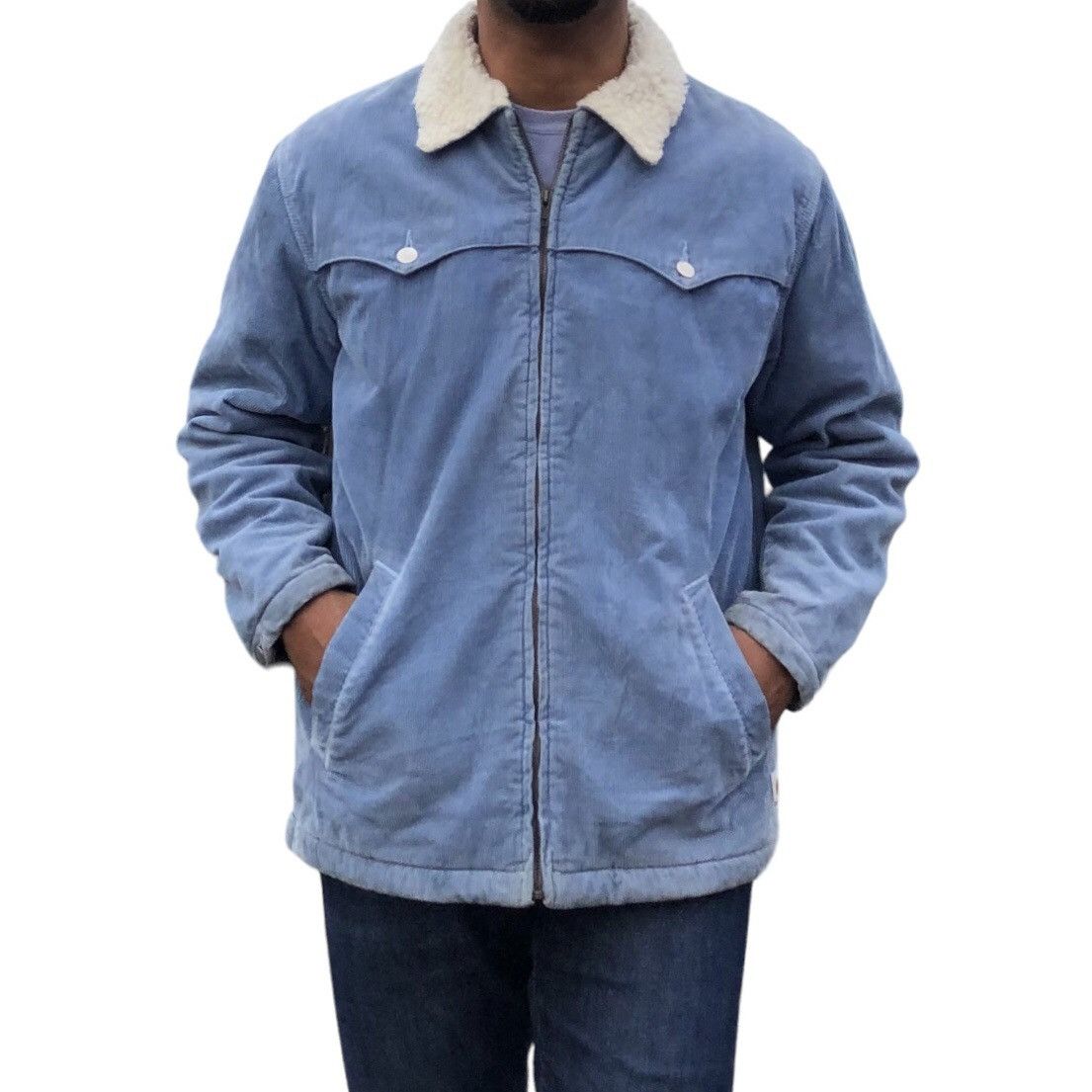 Carhartt Vintage Carhartt Corduroy Fleece Lined Jacket Size US L / EU 52-54 / 3 - 2 Thumbnail