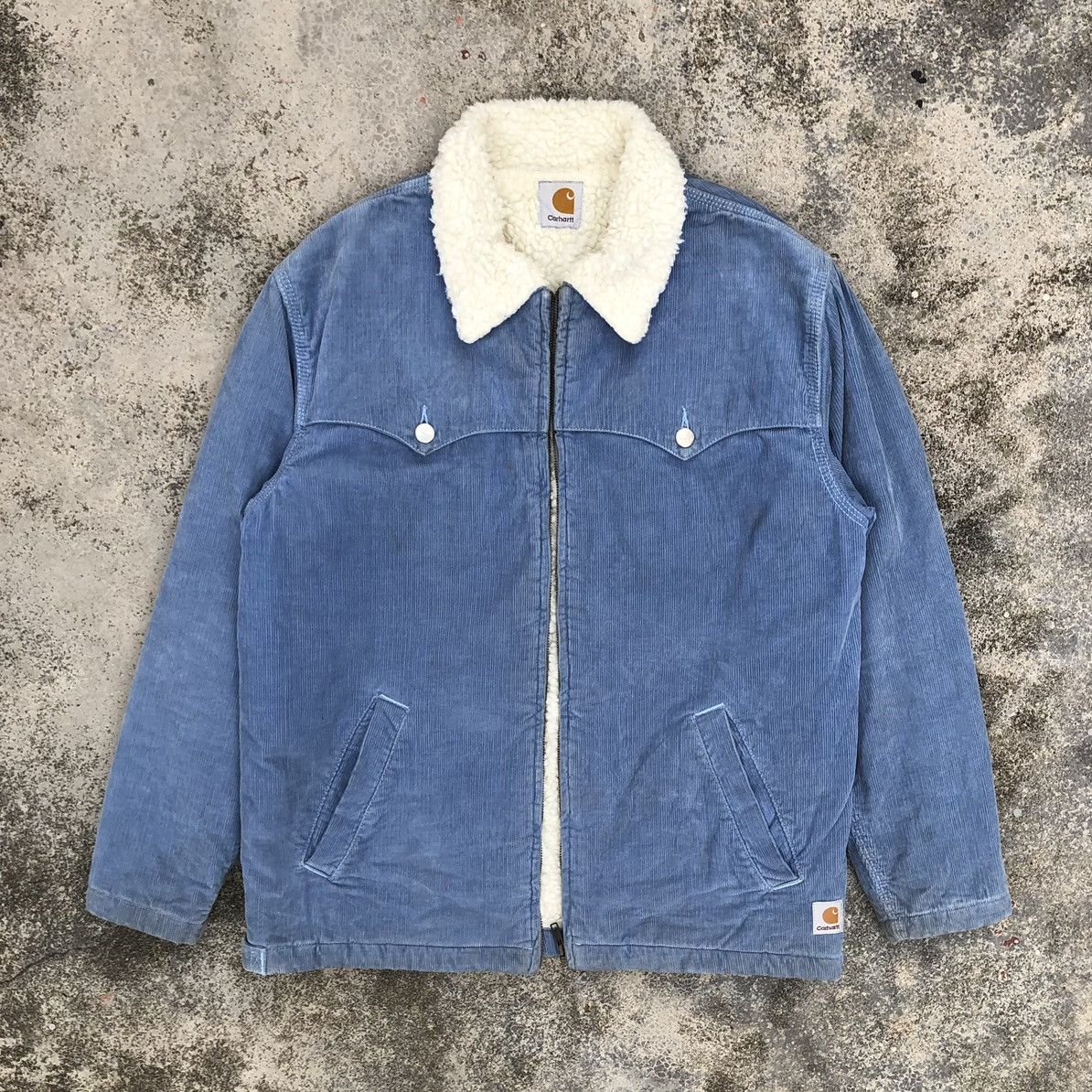 Carhartt Vintage Carhartt Corduroy Fleece Lined Jacket Size US L / EU 52-54 / 3 - 4 Thumbnail