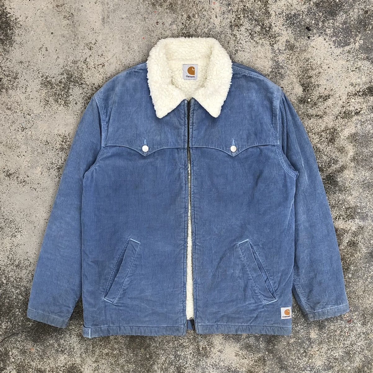 Carhartt Vintage Carhartt Corduroy Fleece Lined Jacket Size US L / EU 52-54 / 3 - 8 Thumbnail