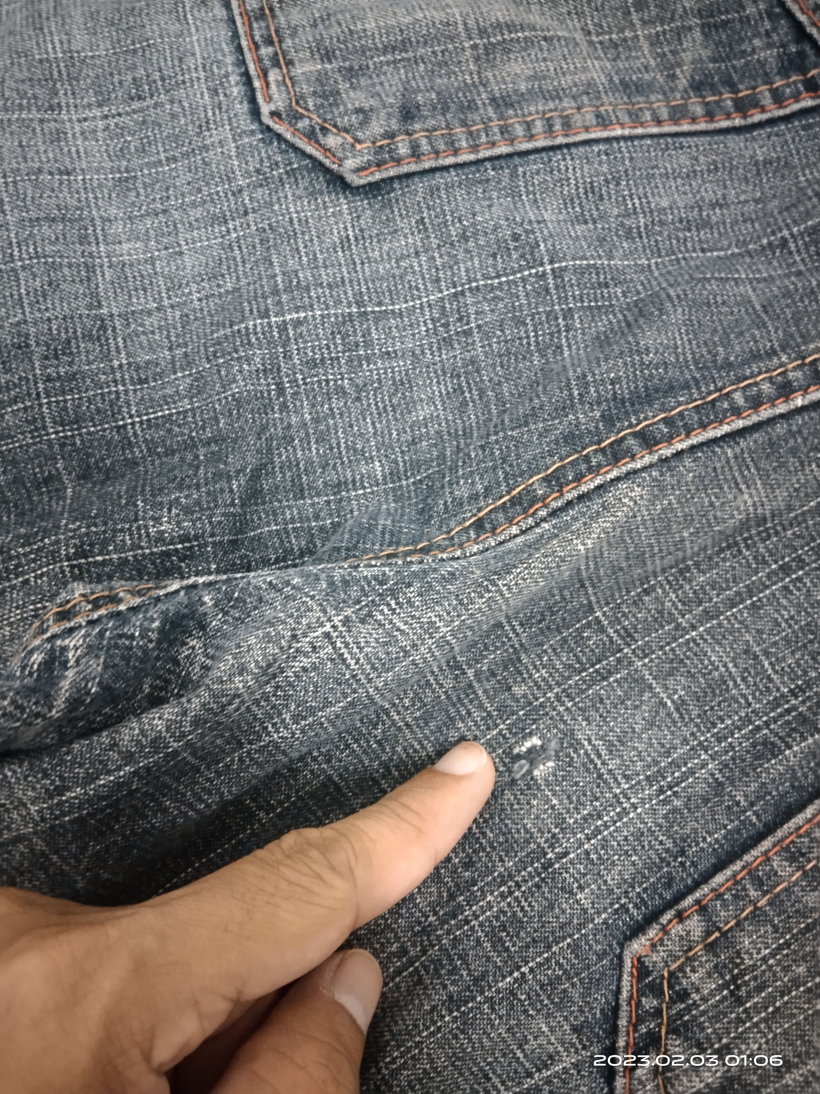 Japanese Brand BAGGY 🔥SUPER SICK NOIZ JEANS DENIM PANTS Size US 35 - 8 Thumbnail