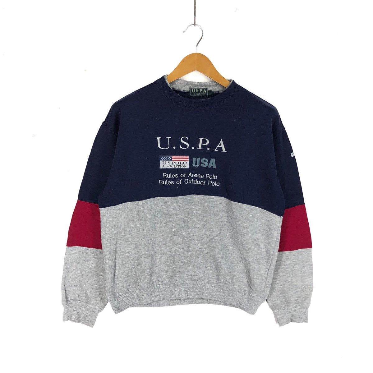 U.S. Polo Assn. USPA Crew Neck Sweatshirt #2567-91 Size US M / EU 48-50 / 2 - 1 Thumbnail
