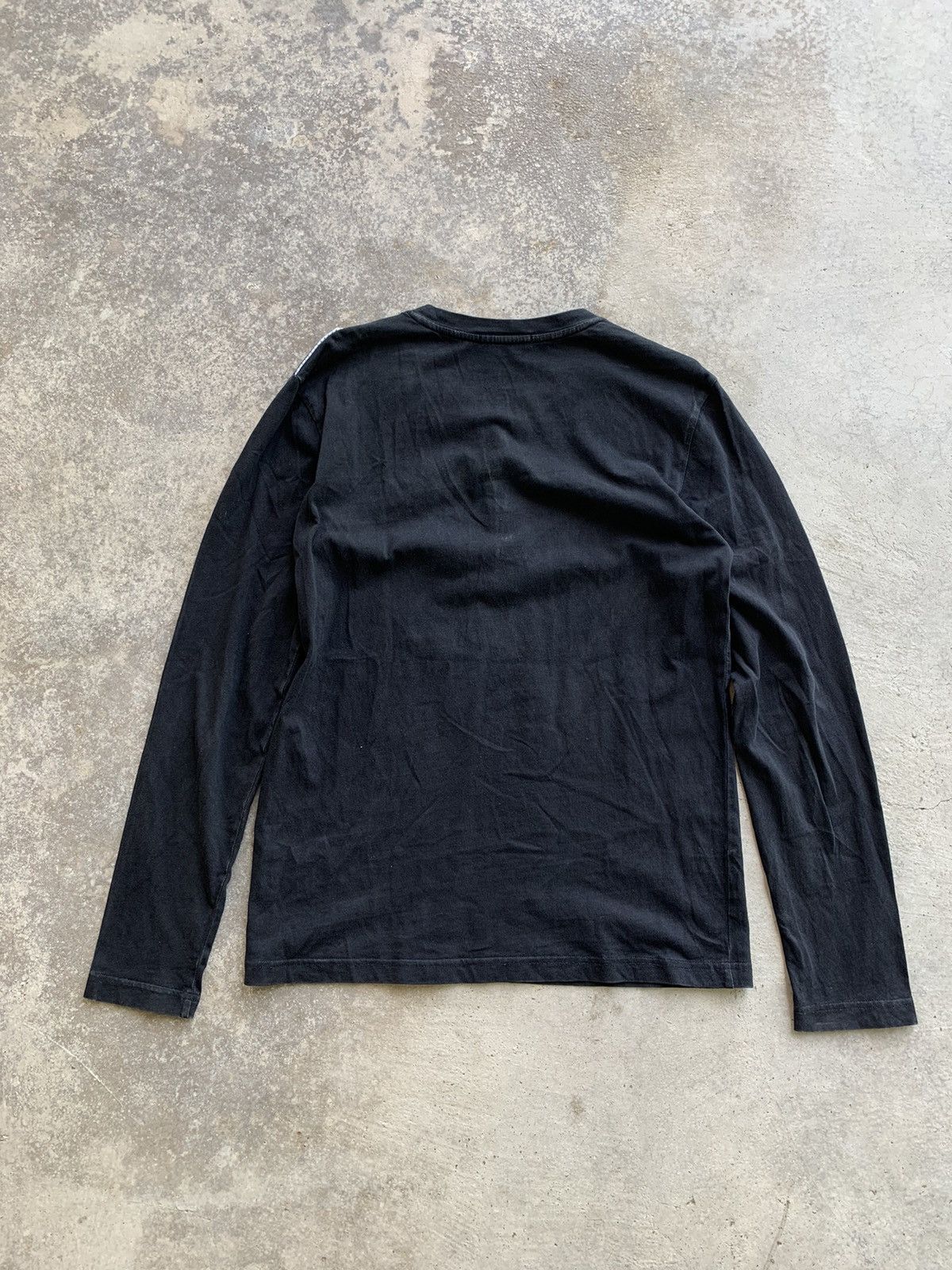 Black Label Vintage Burberry Embroided Black Label Long Sleeve Tshirt Size US M / EU 48-50 / 2 - 4 Thumbnail