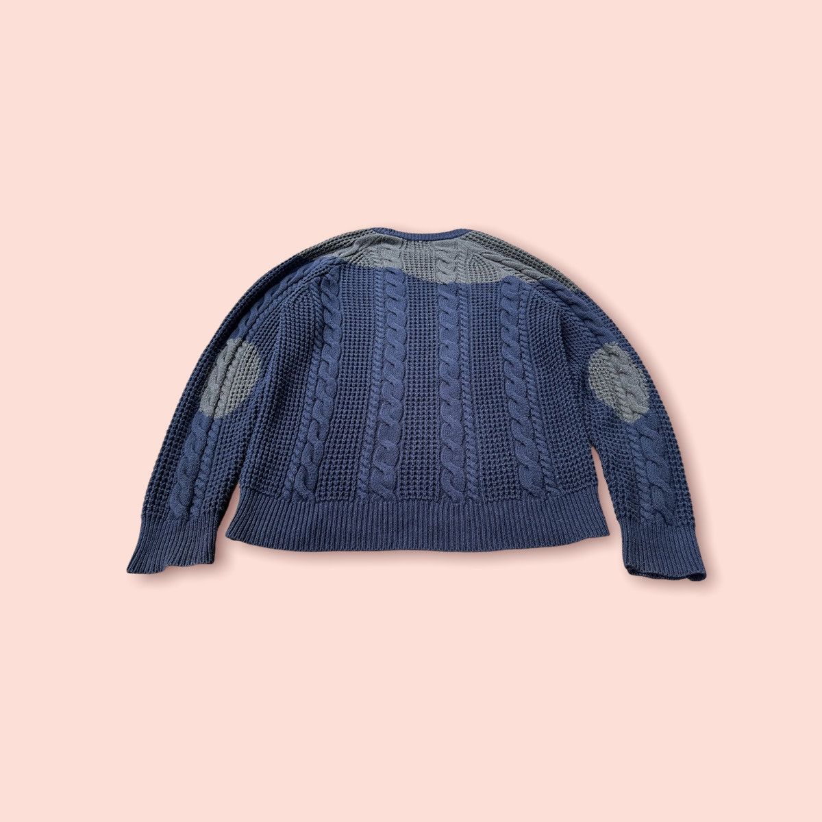 Paul Smith × R.Newbold RARE R. NEWBOLD COLOURED CABLE KNITTED SWEATER Size US L / EU 52-54 / 3 - 5 Thumbnail