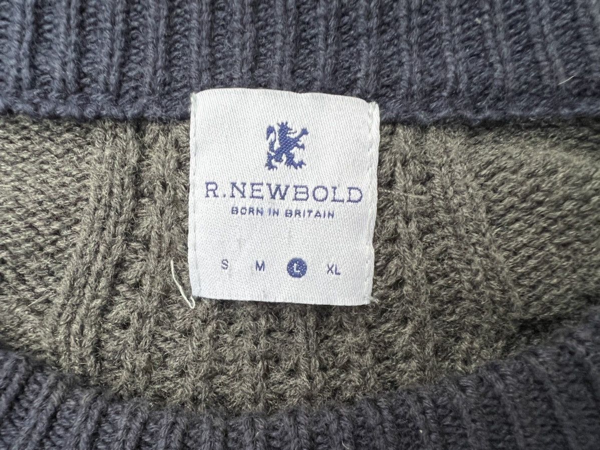Paul Smith × R.Newbold RARE R. NEWBOLD COLOURED CABLE KNITTED SWEATER Size US L / EU 52-54 / 3 - 8 Thumbnail