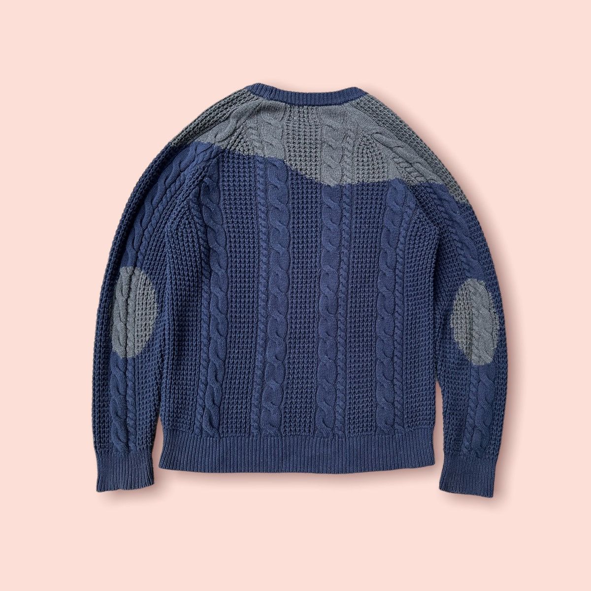 Paul Smith × R.Newbold RARE R. NEWBOLD COLOURED CABLE KNITTED SWEATER Size US L / EU 52-54 / 3 - 2 Thumbnail