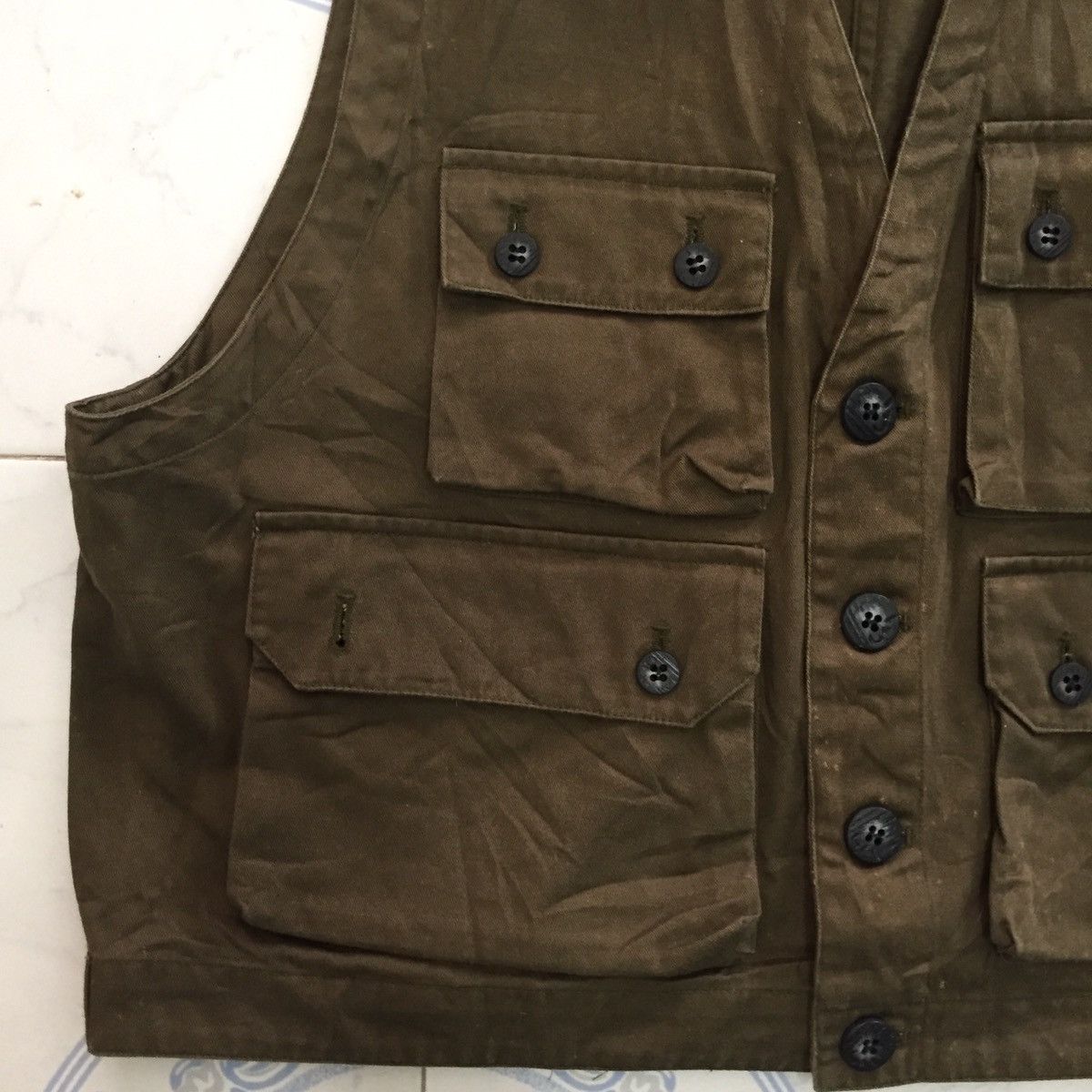 Japanese Brand Multi Pockets Vest Size US L / EU 52-54 / 3 - 3 Thumbnail