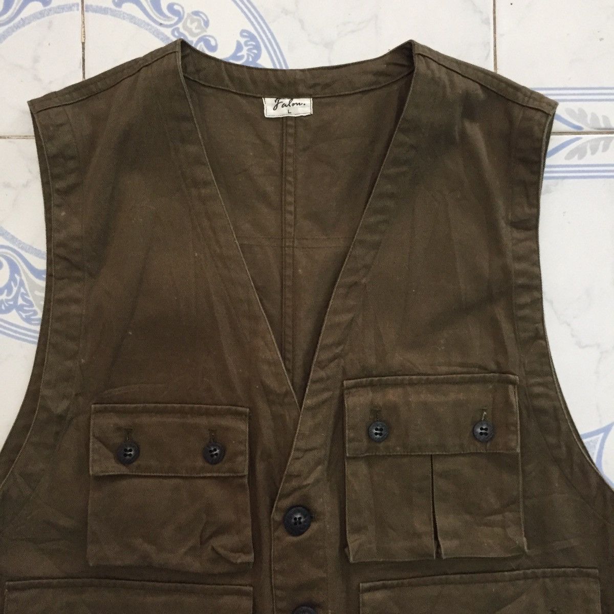Japanese Brand Multi Pockets Vest Size US L / EU 52-54 / 3 - 4 Thumbnail