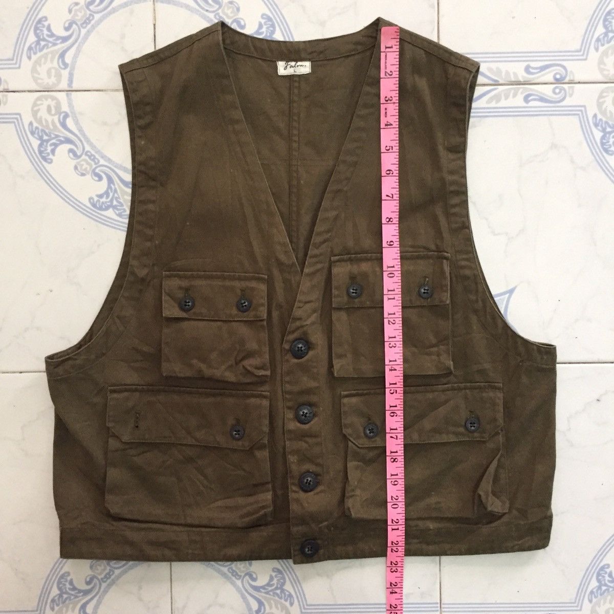 Japanese Brand Multi Pockets Vest Size US L / EU 52-54 / 3 - 17 Thumbnail