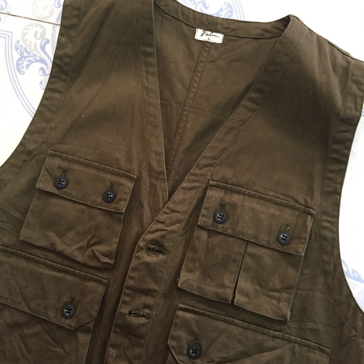 Japanese Brand Multi Pockets Vest Size US L / EU 52-54 / 3 - 11 Thumbnail