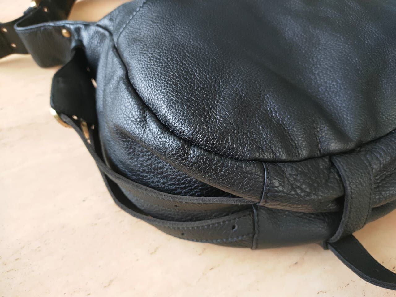 Japanese Brand Unbranded Leather Like Shoulder Bag Size ONE SIZE - 5 Thumbnail