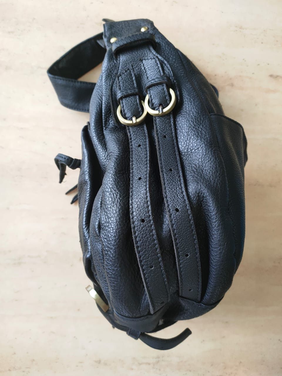 Japanese Brand Unbranded Leather Like Shoulder Bag Size ONE SIZE - 4 Thumbnail