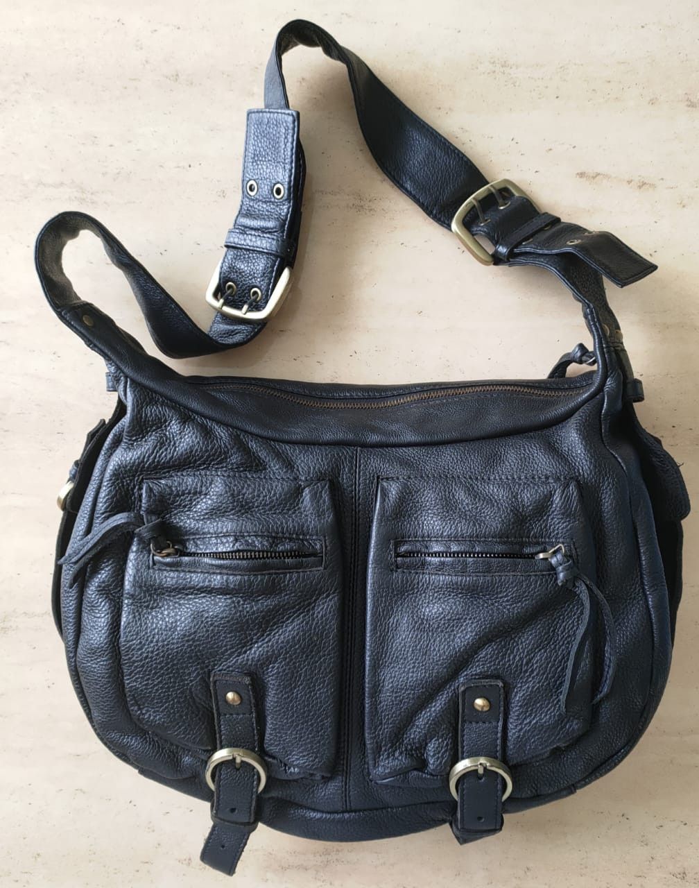 Japanese Brand Unbranded Leather Like Shoulder Bag Size ONE SIZE - 2 Thumbnail