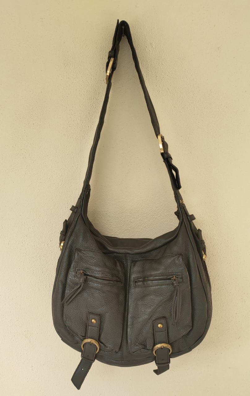 Japanese Brand Unbranded Leather Like Shoulder Bag Size ONE SIZE - 1 Thumbnail