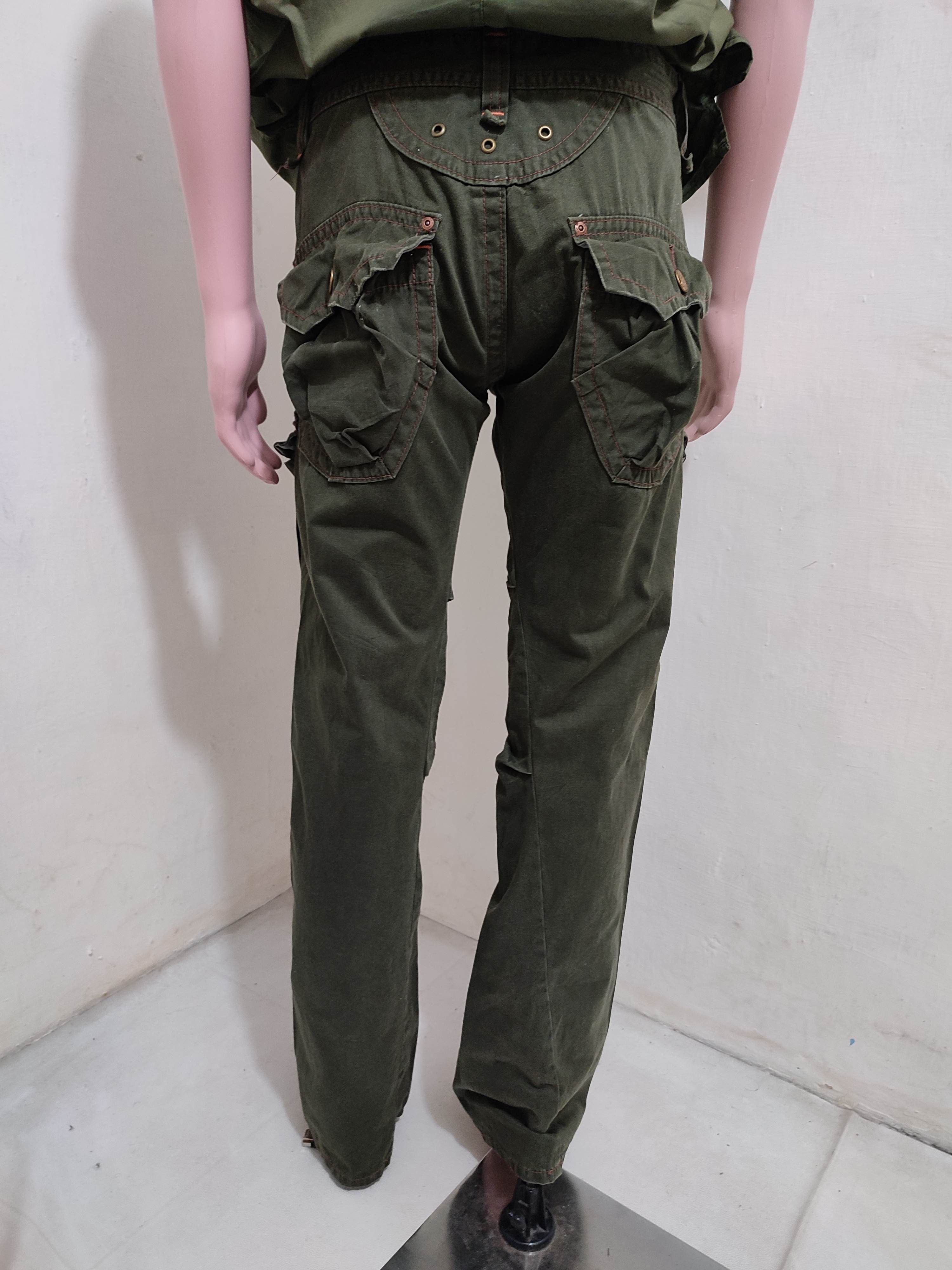 Edwin 🔥Edwin 505 Olive Front Pocket Cargo bush Pants Size US 32 / EU 48 - 4 Thumbnail