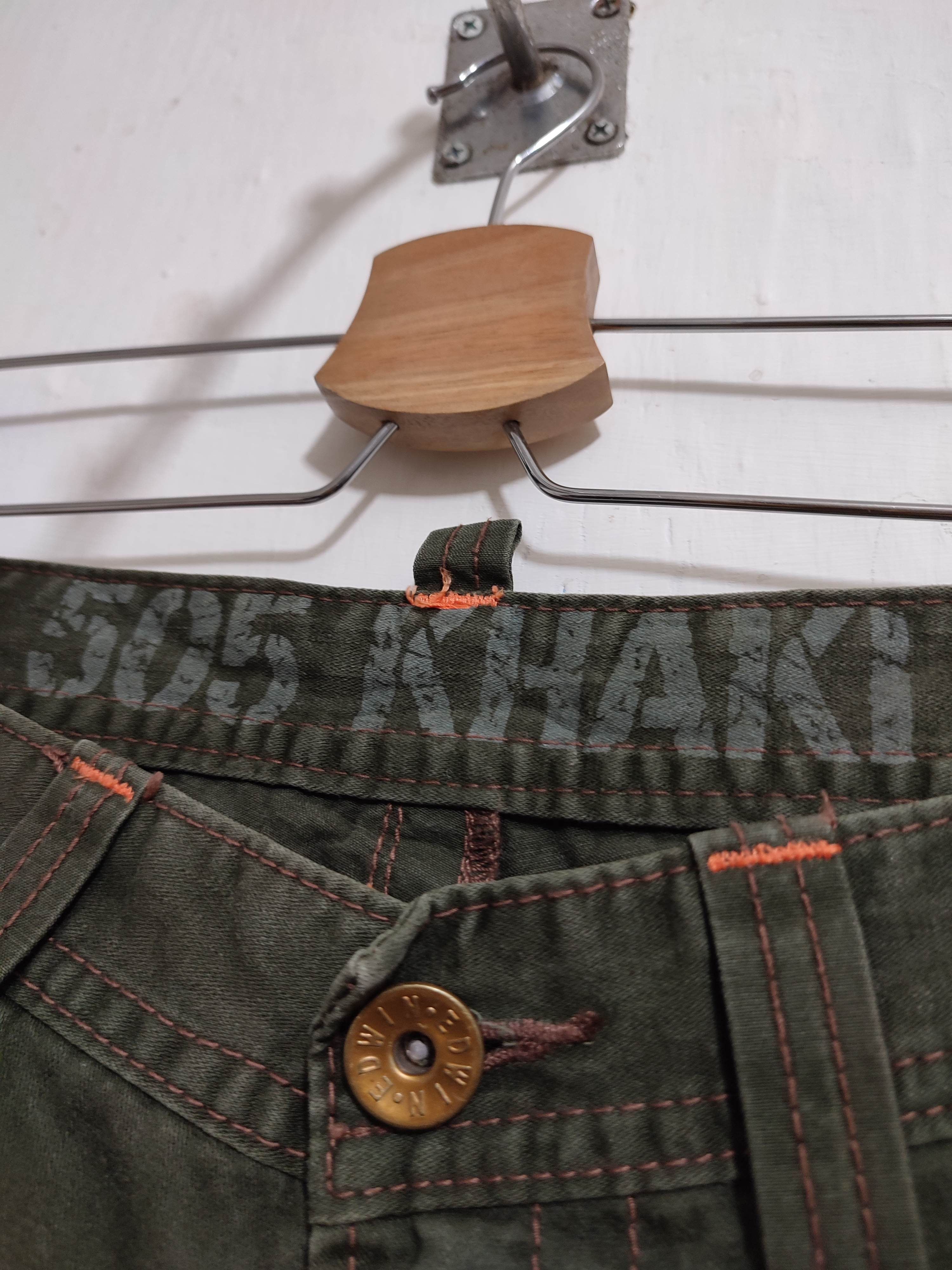 Edwin 🔥Edwin 505 Olive Front Pocket Cargo bush Pants Size US 32 / EU 48 - 9 Thumbnail