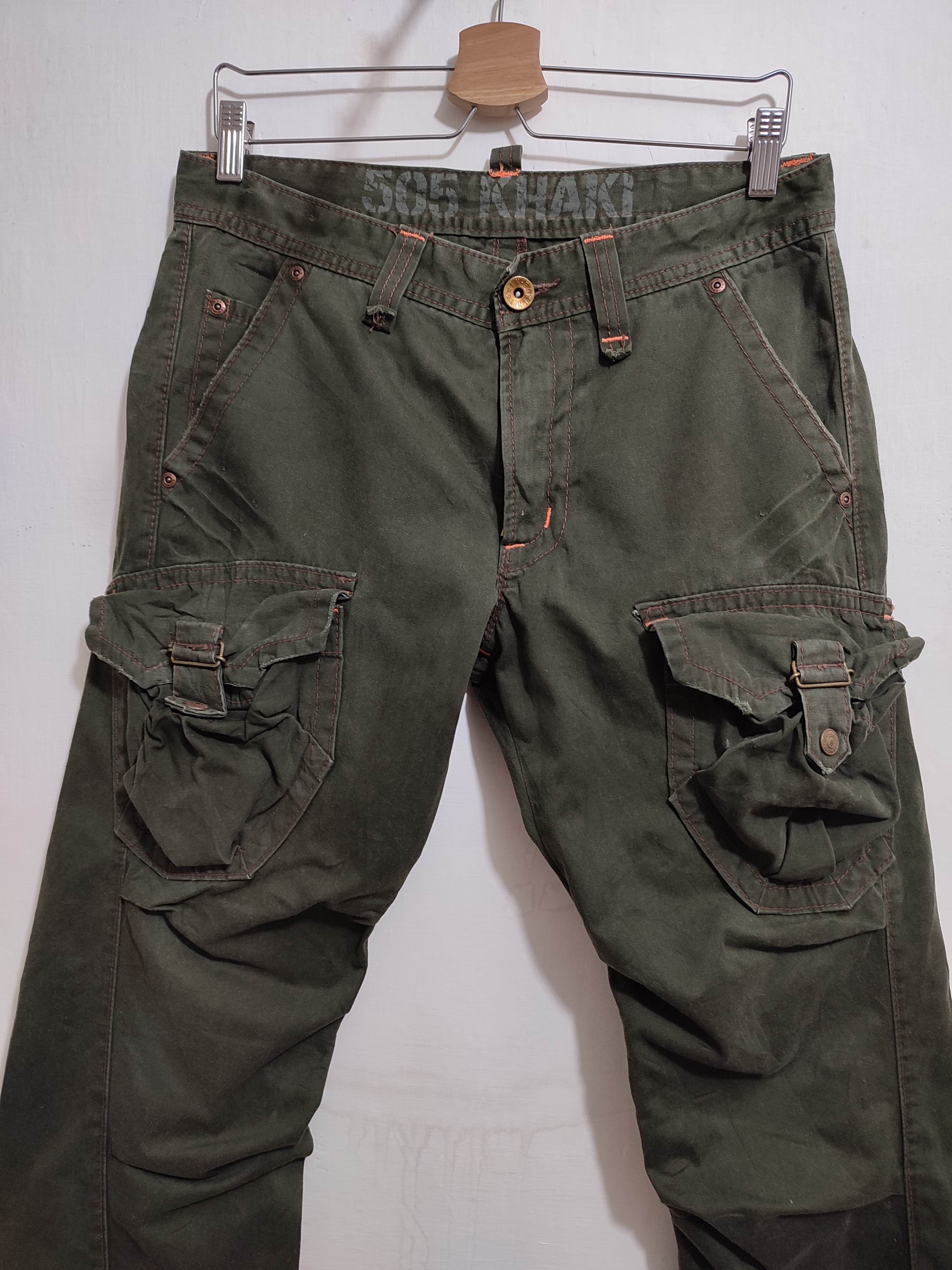Edwin 🔥Edwin 505 Olive Front Pocket Cargo bush Pants Size US 32 / EU 48 - 6 Thumbnail