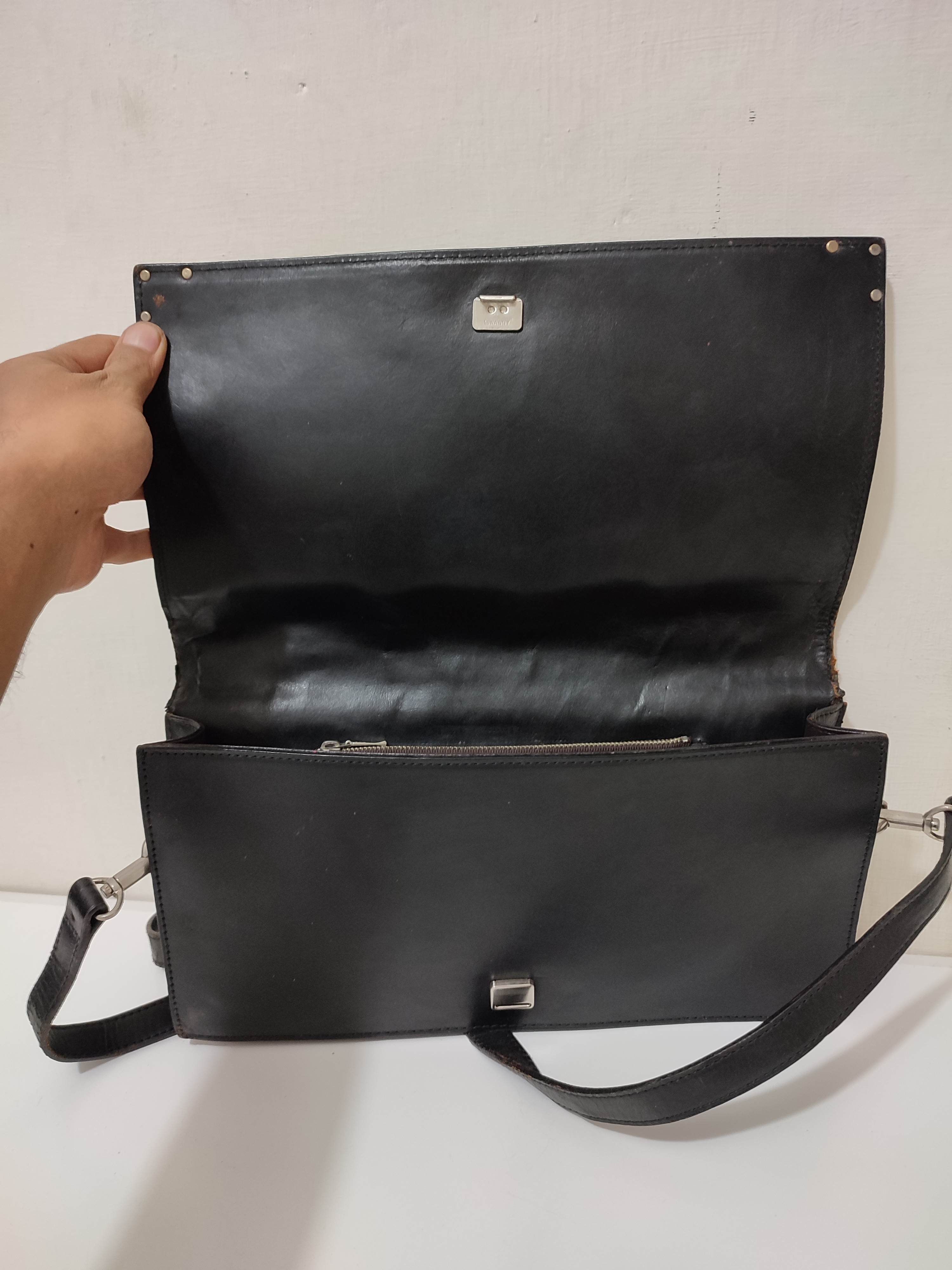 Jean Paul Gaultier × Vintage 🔥Rare!!Jean Paul Gaultier JPG Leather Crossbody / Sling bag Size ONE SIZE - 11 Thumbnail