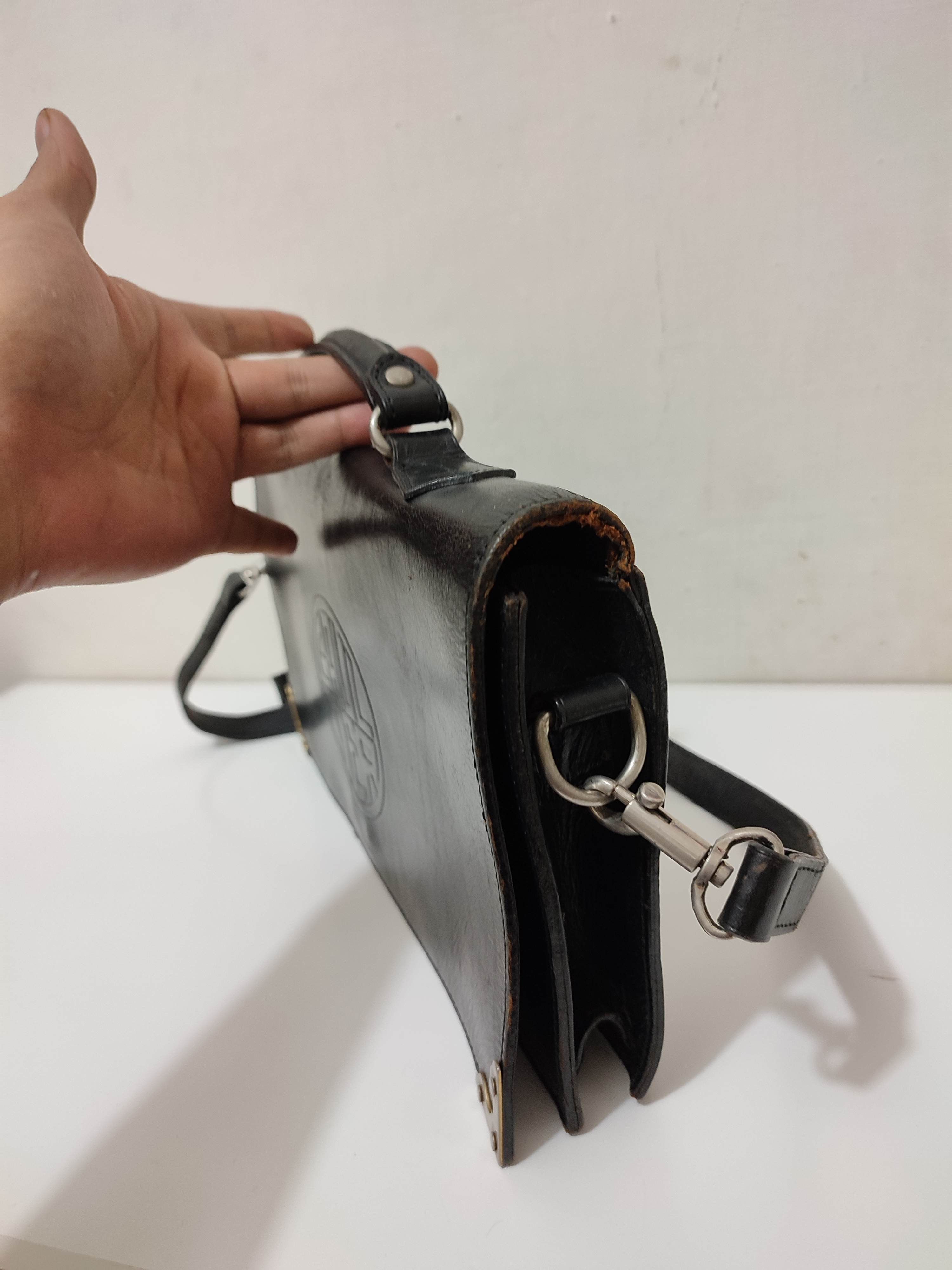 Jean Paul Gaultier × Vintage 🔥Rare!!Jean Paul Gaultier JPG Leather Crossbody / Sling bag Size ONE SIZE - 6 Thumbnail
