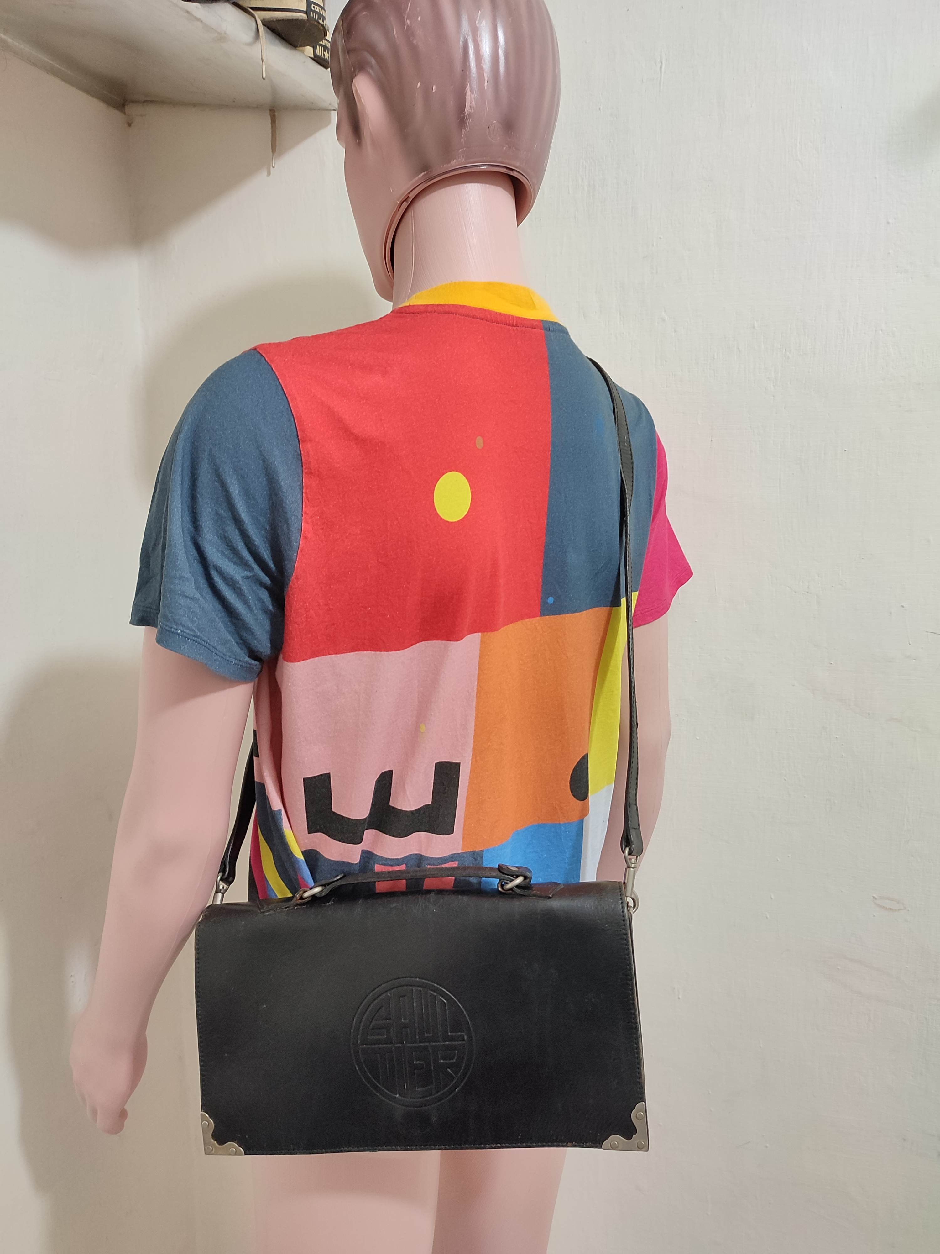 Jean Paul Gaultier × Vintage 🔥Rare!!Jean Paul Gaultier JPG Leather Crossbody / Sling bag Size ONE SIZE - 1 Thumbnail