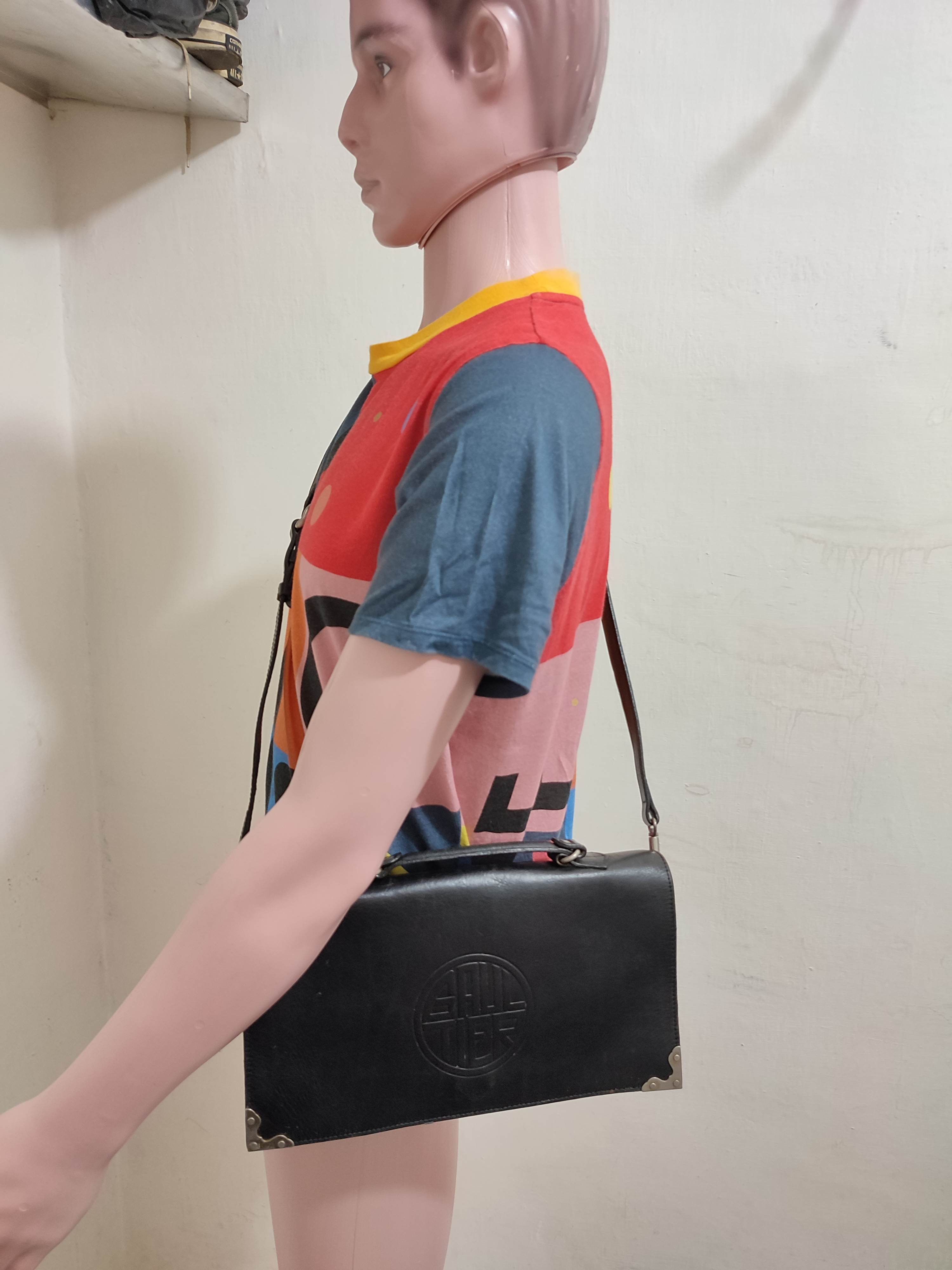 Jean Paul Gaultier × Vintage 🔥Rare!!Jean Paul Gaultier JPG Leather Crossbody / Sling bag Size ONE SIZE - 2 Thumbnail