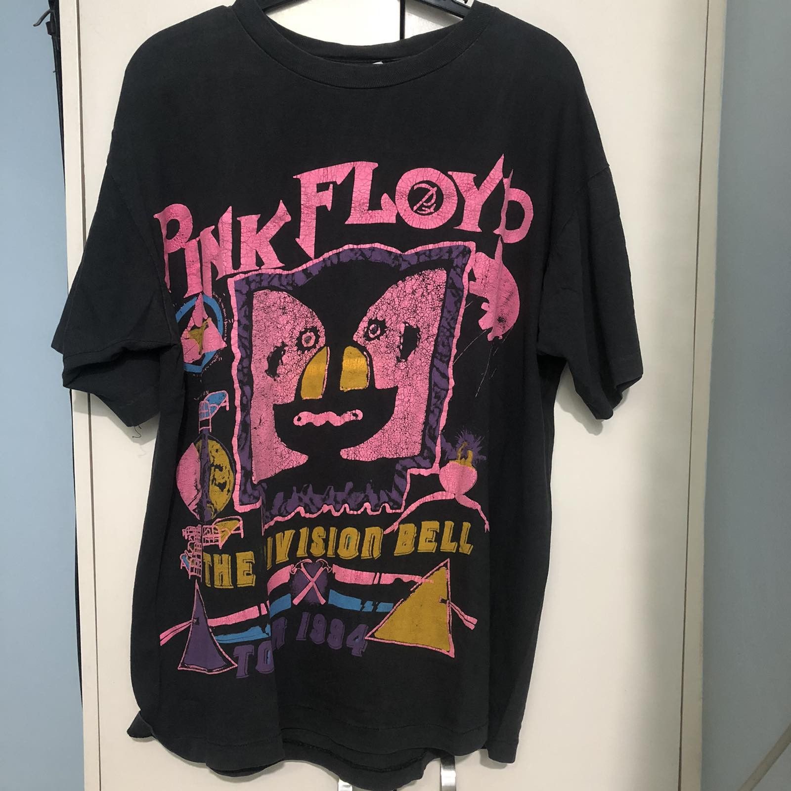 Band Tees × Vintage 1994 Pink Floyd "Division Bell" Tour T-Shirt Size US XL / EU 56 / 4 - 2 Thumbnail
