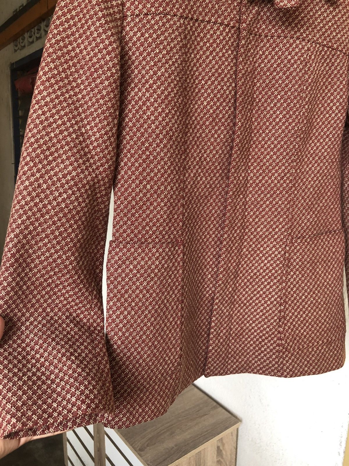 Yohji Yamamoto Vintage Yohji Yamamoto INED Tweed Jacket Size S / US 4 / IT 40 - 6 Thumbnail