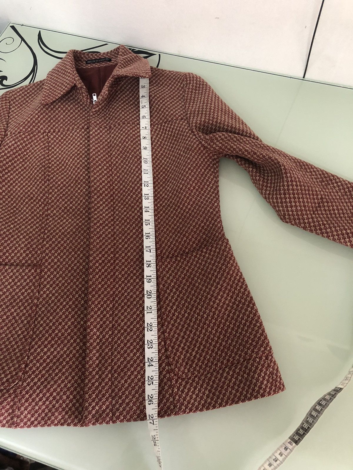 Yohji Yamamoto Vintage Yohji Yamamoto INED Tweed Jacket Size S / US 4 / IT 40 - 22 Thumbnail