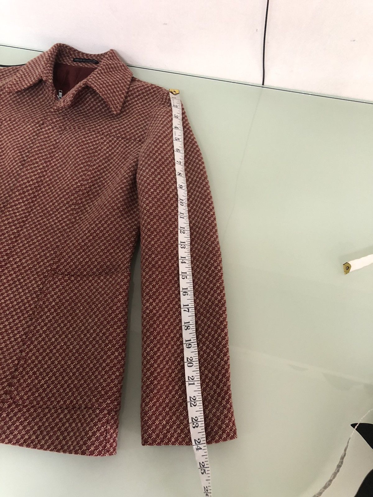 Yohji Yamamoto Vintage Yohji Yamamoto INED Tweed Jacket Size S / US 4 / IT 40 - 25 Thumbnail