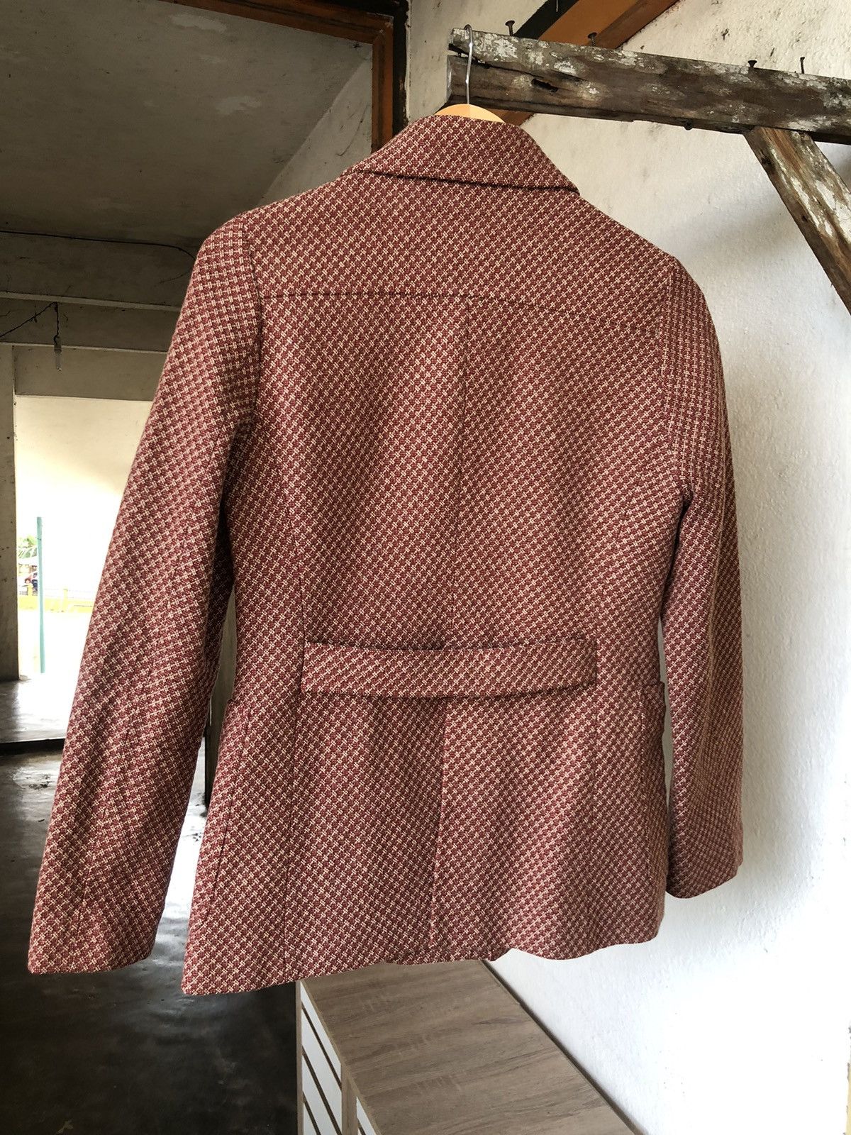 Yohji Yamamoto Vintage Yohji Yamamoto INED Tweed Jacket Size S / US 4 / IT 40 - 14 Thumbnail